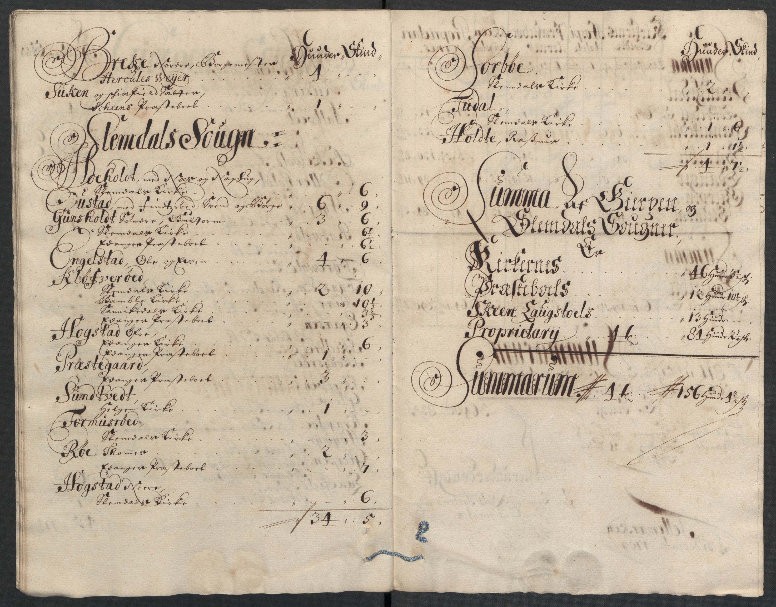 Rentekammeret inntil 1814, Reviderte regnskaper, Fogderegnskap, RA/EA-4092/R36/L2118: Fogderegnskap Øvre og Nedre Telemark og Bamble, 1708-1709, p. 274