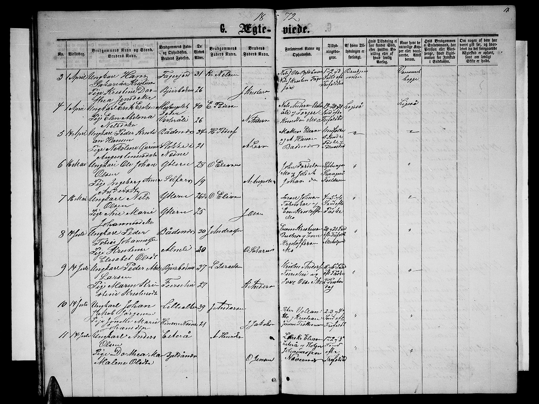 Ministerialprotokoller, klokkerbøker og fødselsregistre - Nordland, AV/SAT-A-1459/827/L0417: Parish register (copy) no. 827C06, 1864-1886, p. 18