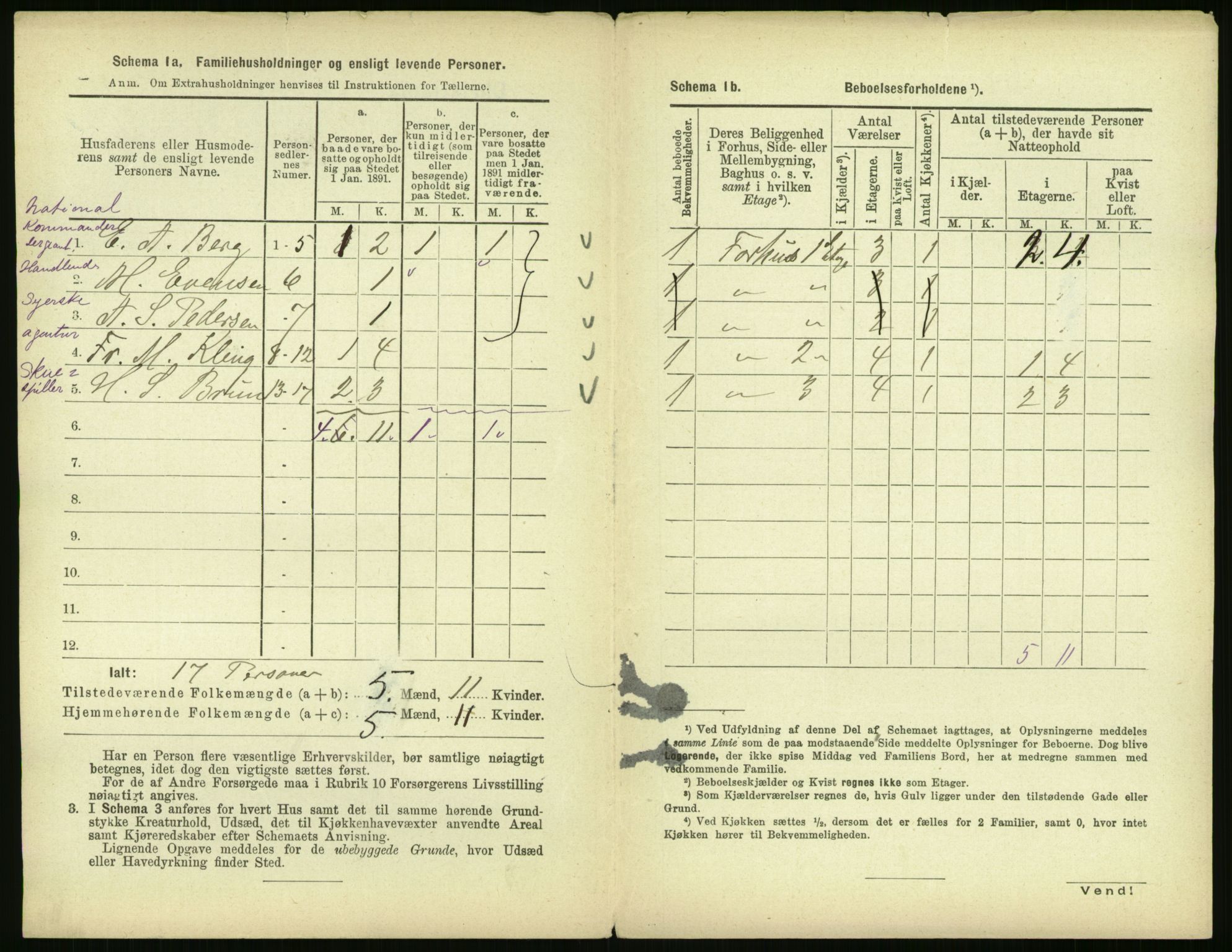 RA, 1891 census for 0301 Kristiania, 1891, p. 24707