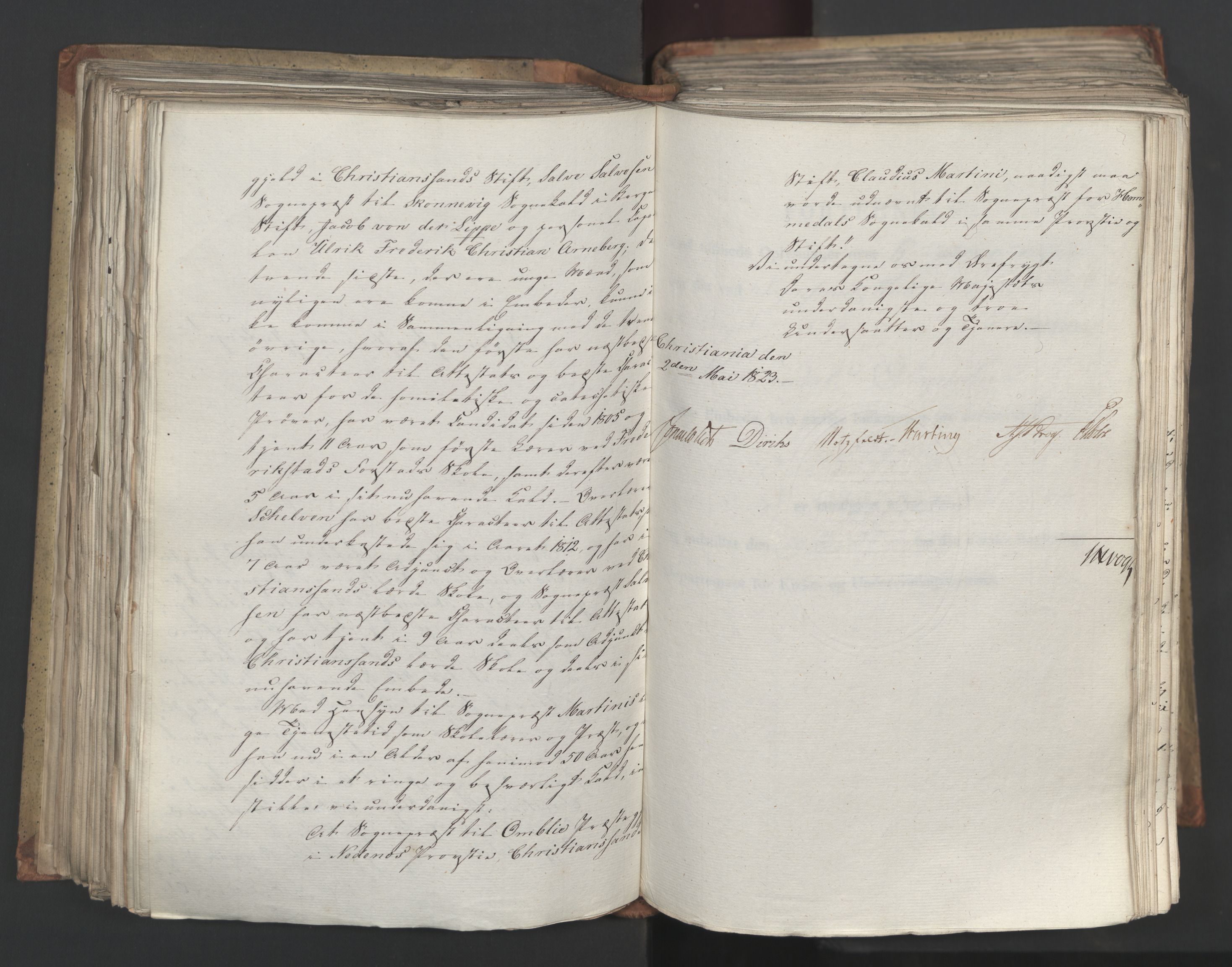 Statsrådsavdelingen i Stockholm, AV/RA-S-1003/D/Da/L0034: Regjeringsinnstillinger nr. 275-540, 1823, p. 252