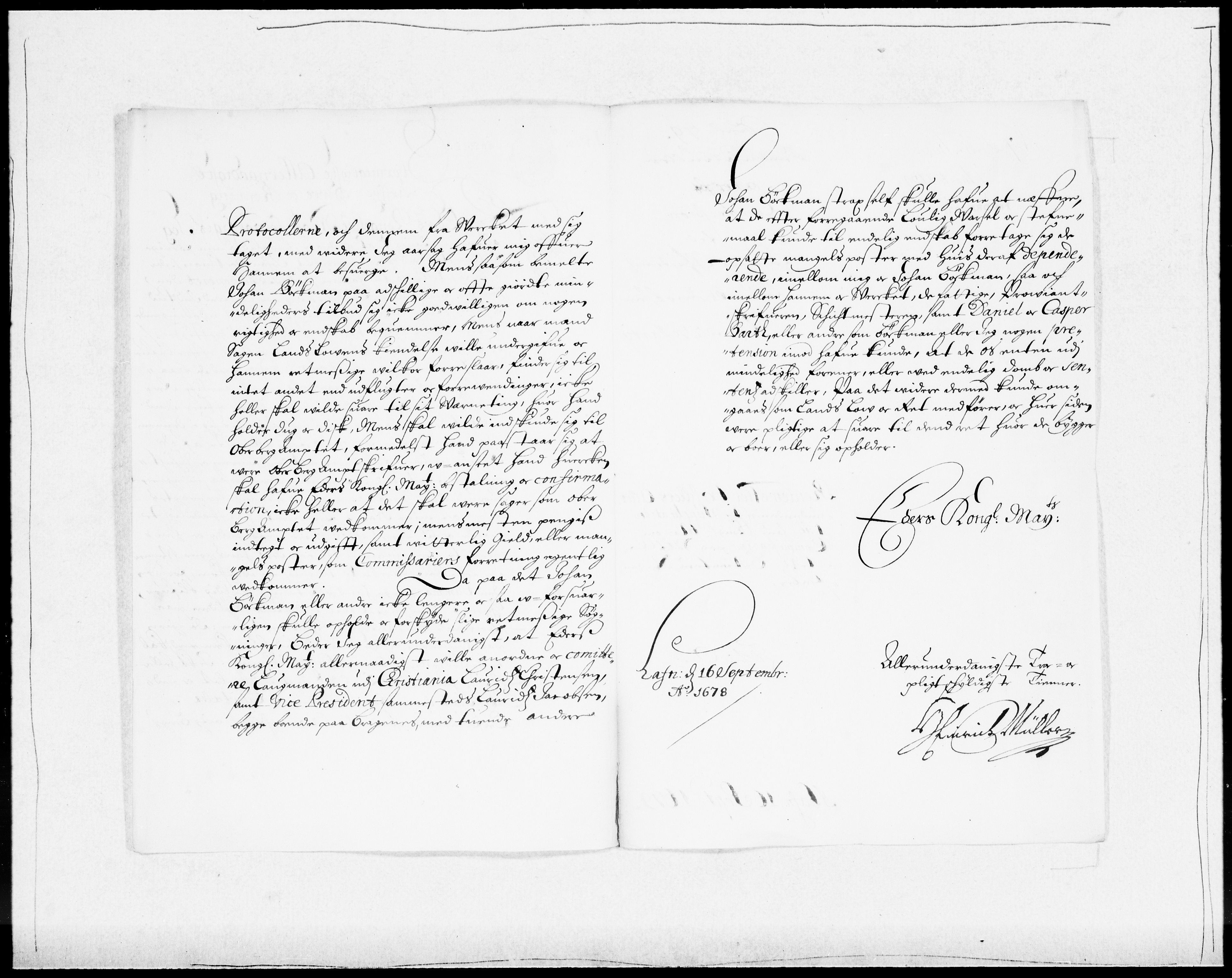 Danske Kanselli 1572-1799, AV/RA-EA-3023/F/Fc/Fcc/Fcca/L0032: Norske innlegg 1572-1799, 1674-1680, p. 269