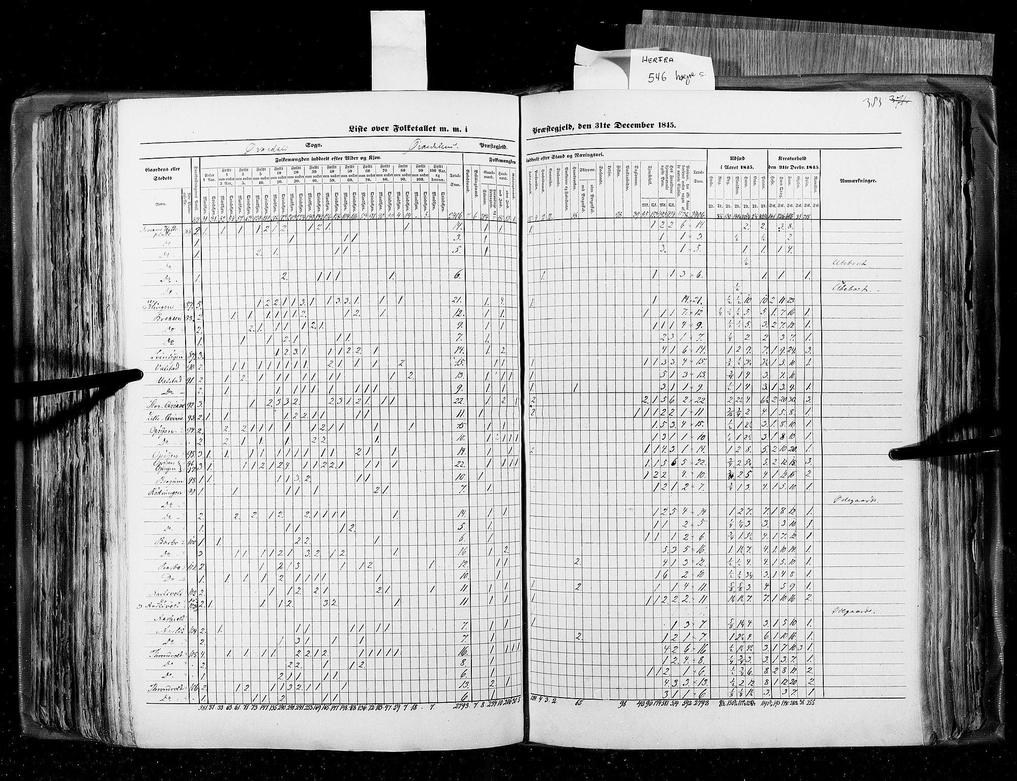 RA, Census 1845, vol. 8: Romsdal amt og Søndre Trondhjems amt, 1845, p. 383