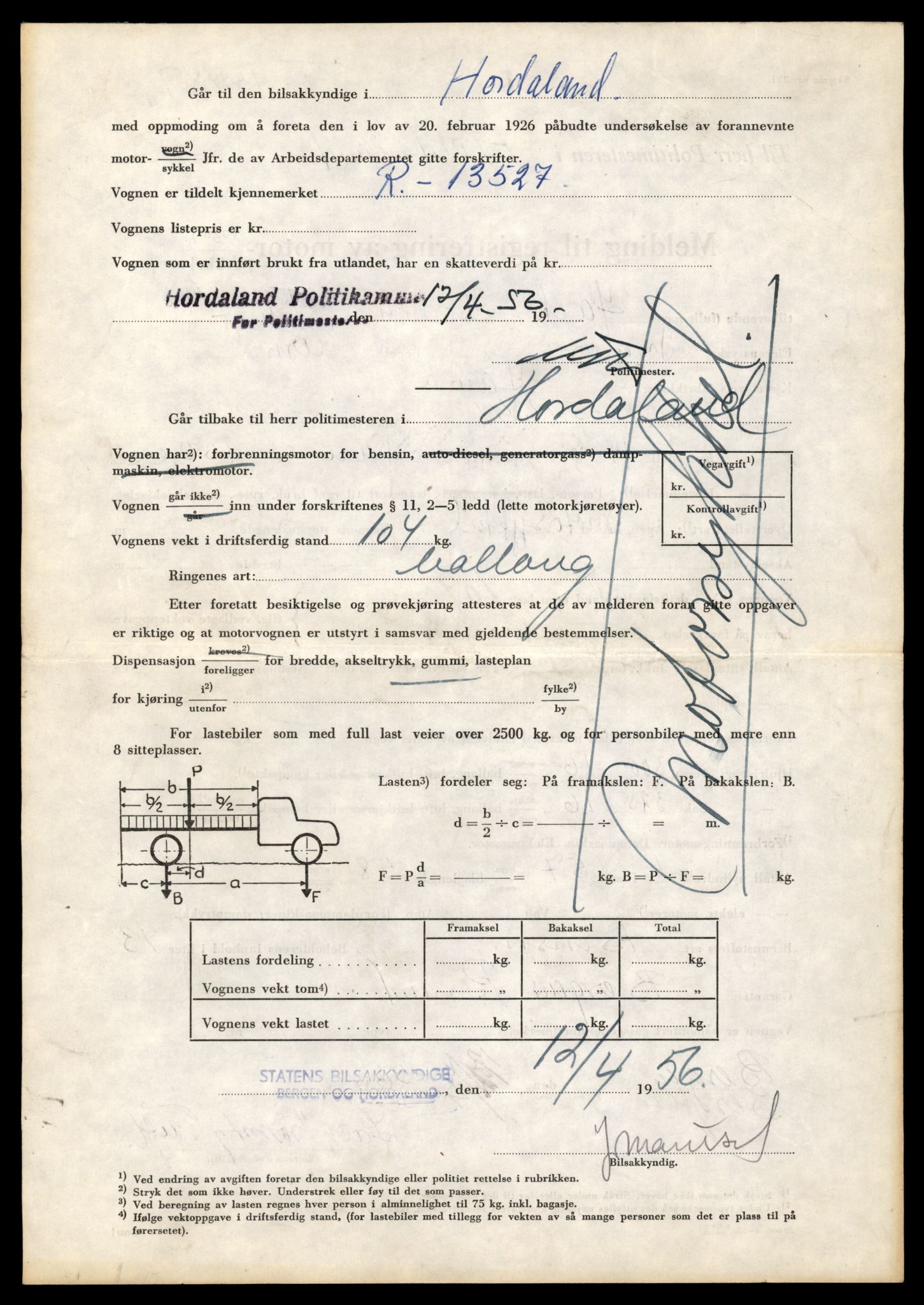 Møre og Romsdal vegkontor - Ålesund trafikkstasjon, AV/SAT-A-4099/F/Fe/L0039: Registreringskort for kjøretøy T 13361 - T 13530, 1927-1998, p. 2194
