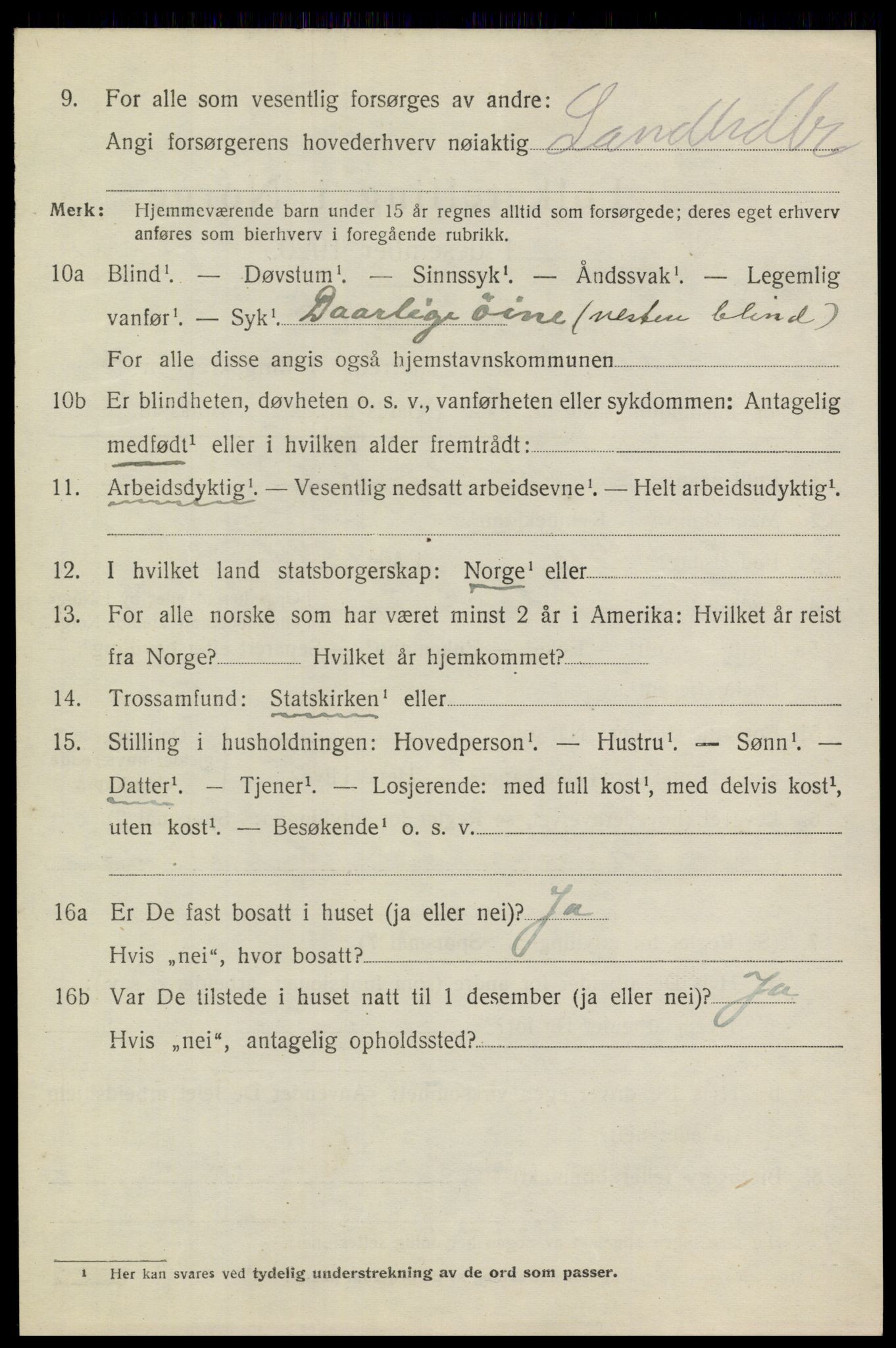 SAKO, 1920 census for Heddal, 1920, p. 4559