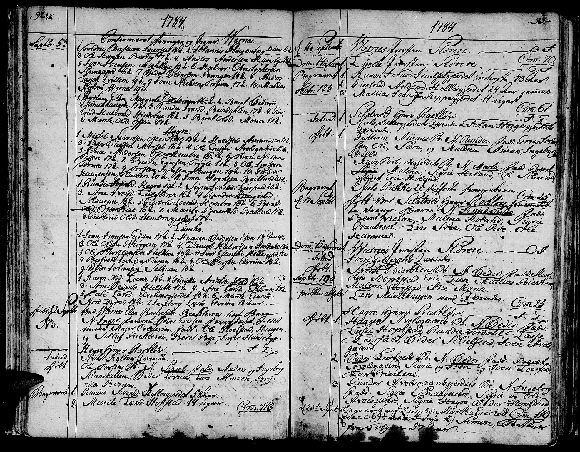 Ministerialprotokoller, klokkerbøker og fødselsregistre - Nord-Trøndelag, SAT/A-1458/709/L0059: Parish register (official) no. 709A06, 1781-1797, p. 92-93