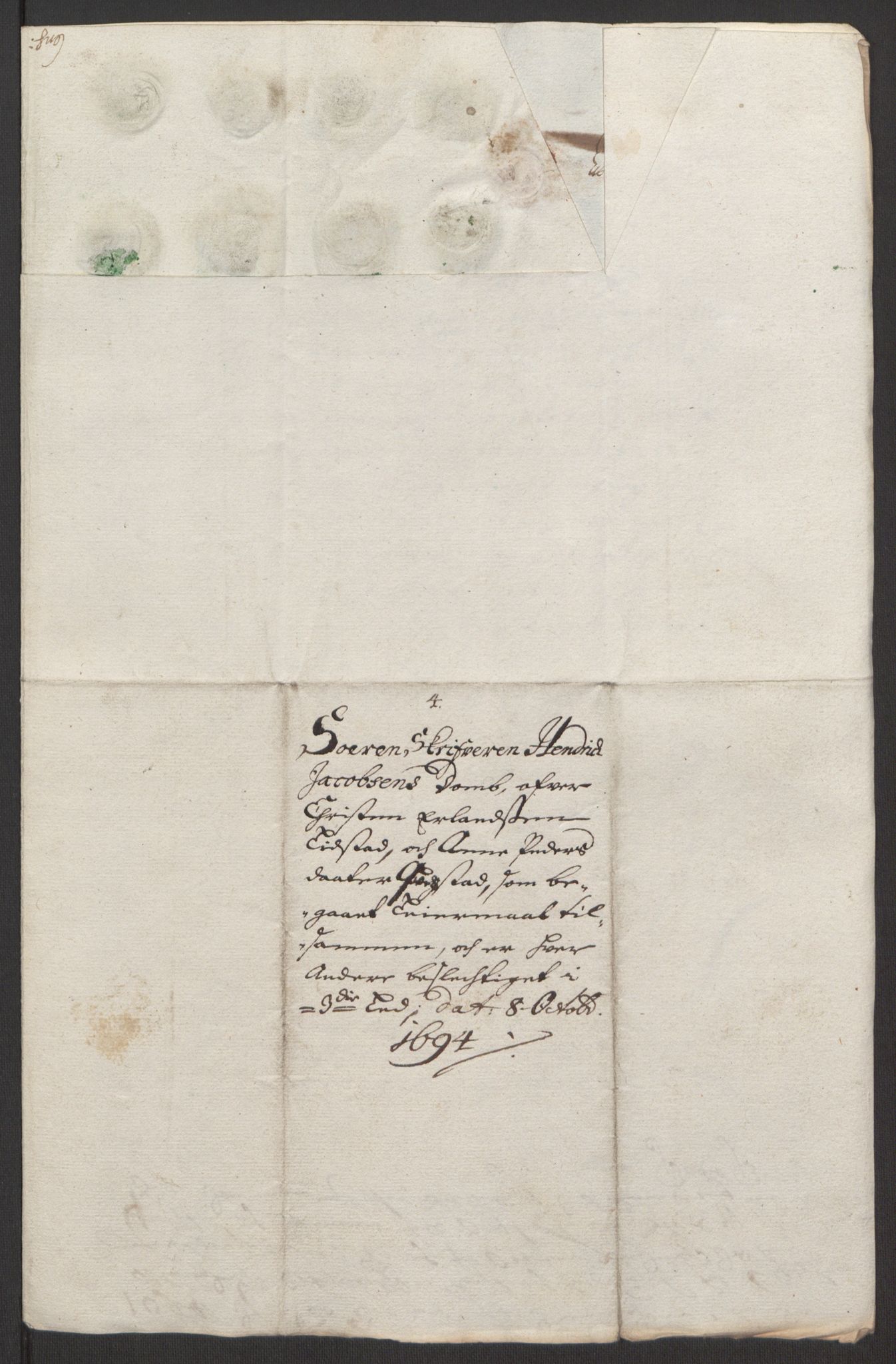 Rentekammeret inntil 1814, Reviderte regnskaper, Fogderegnskap, AV/RA-EA-4092/R17/L1168: Fogderegnskap Gudbrandsdal, 1694, p. 281