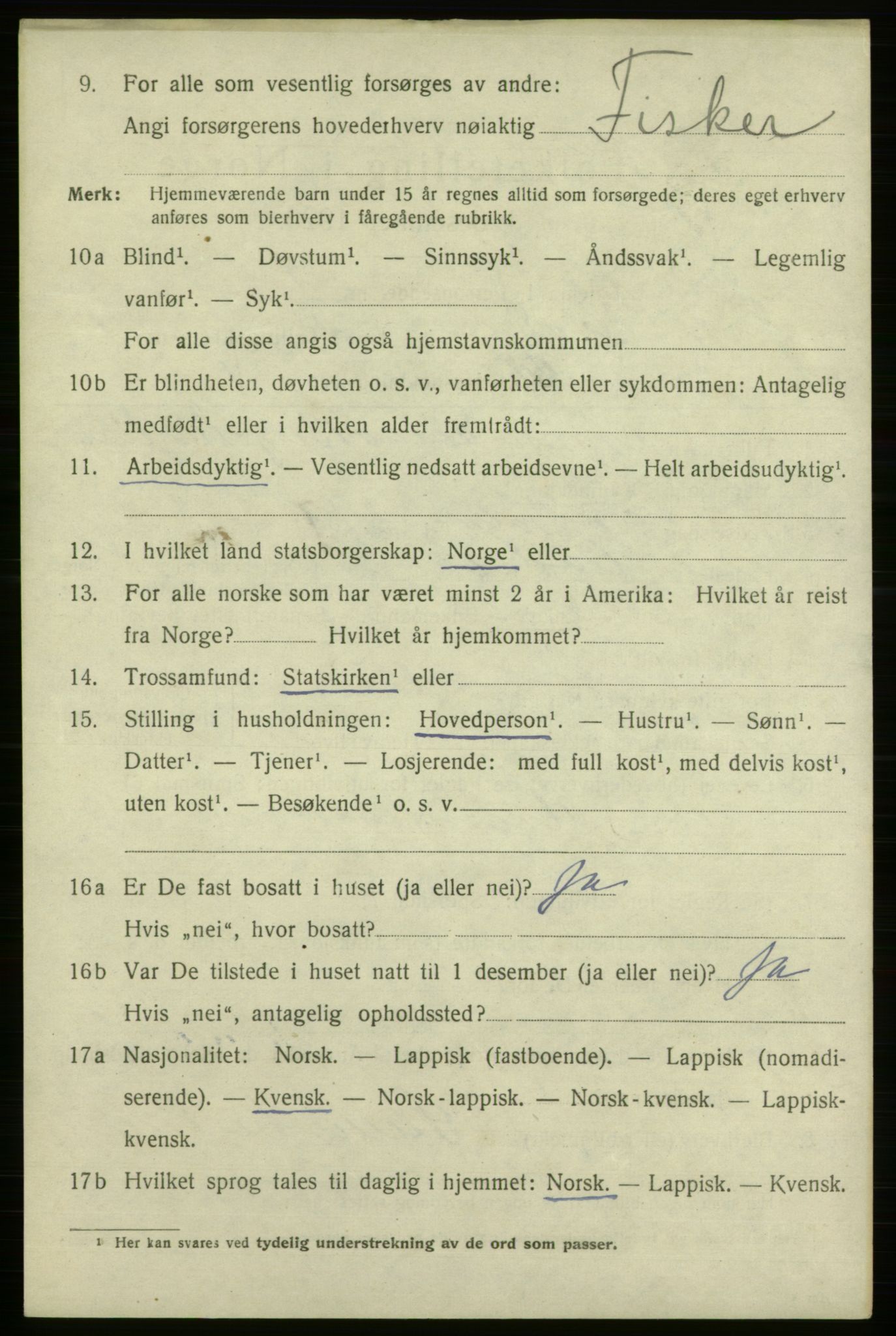 SATØ, 1920 census for Vadsø, 1920, p. 2178