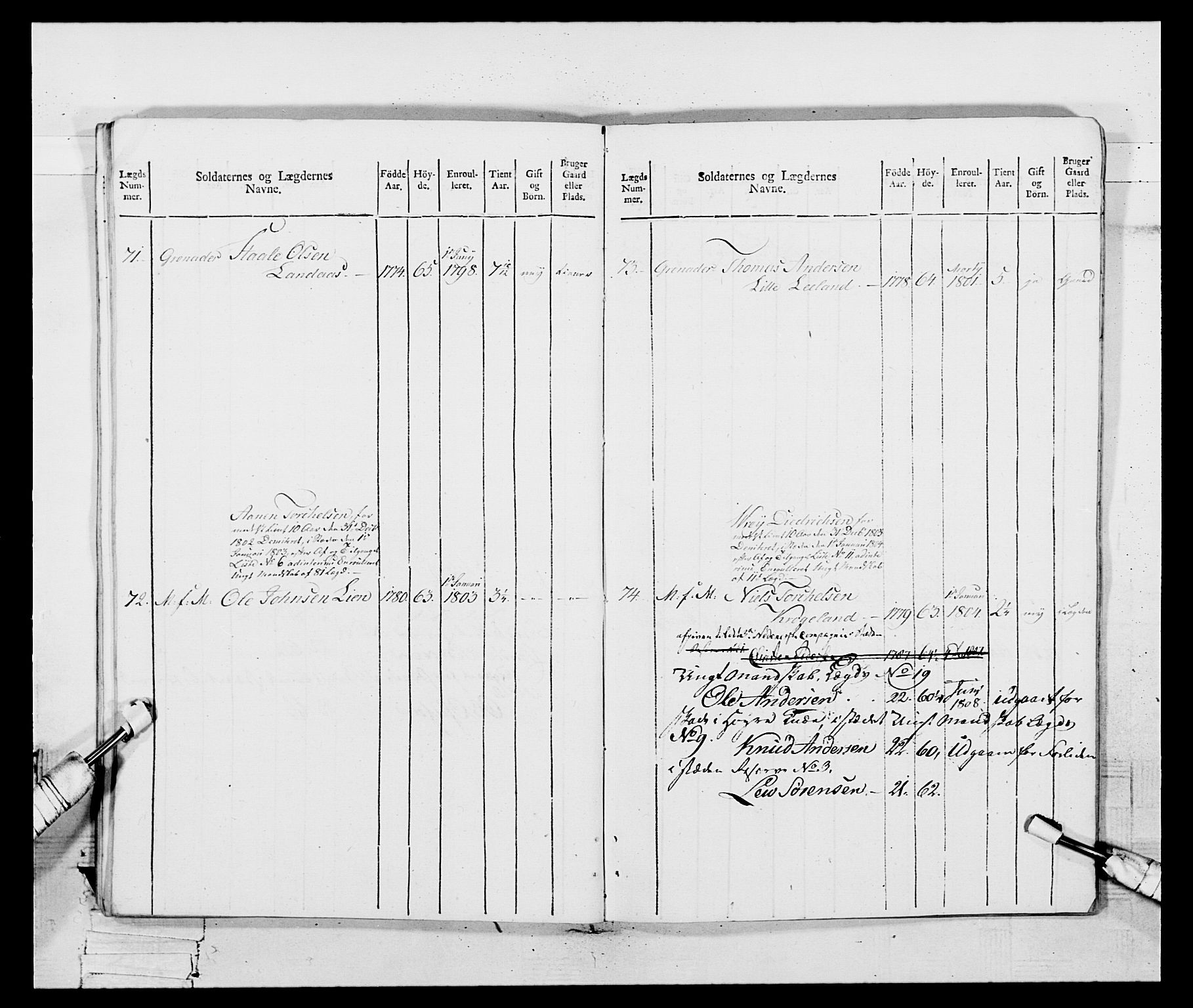 Generalitets- og kommissariatskollegiet, Det kongelige norske kommissariatskollegium, AV/RA-EA-5420/E/Eh/L0109: Vesterlenske nasjonale infanteriregiment, 1806, p. 520