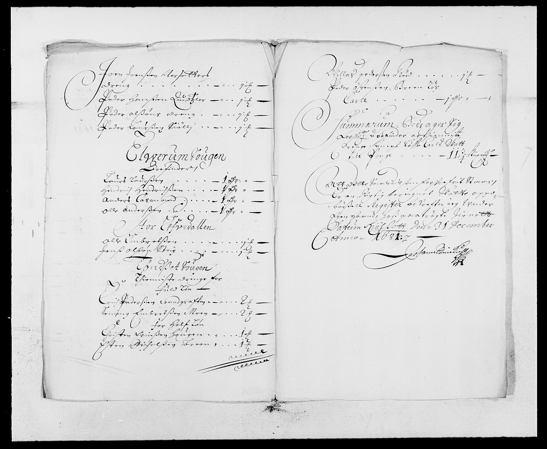 Rentekammeret inntil 1814, Reviderte regnskaper, Fogderegnskap, RA/EA-4092/R13/L0818: Fogderegnskap Solør, Odal og Østerdal, 1681, p. 228