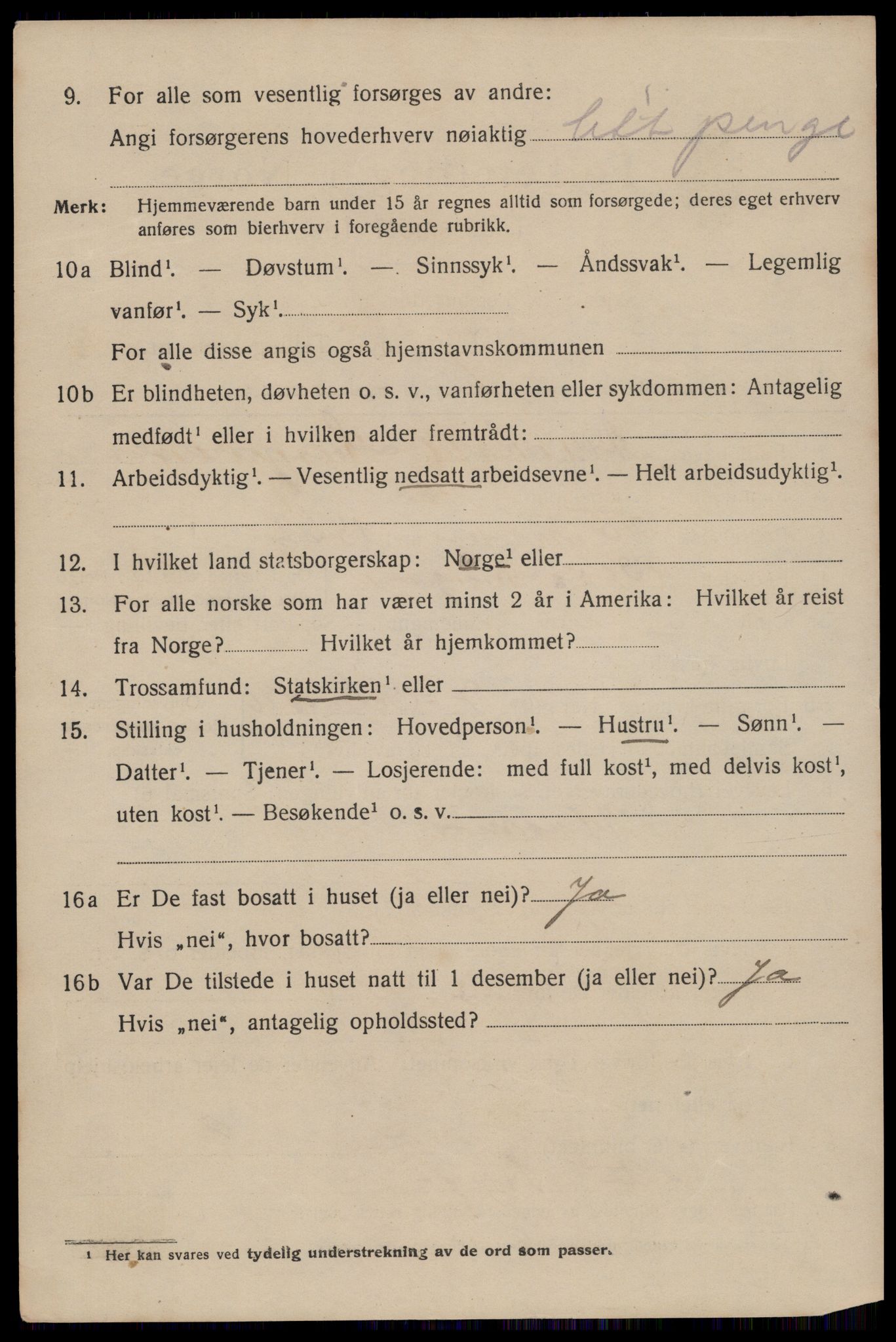 SAST, 1920 census for Haugesund, 1920, p. 15248