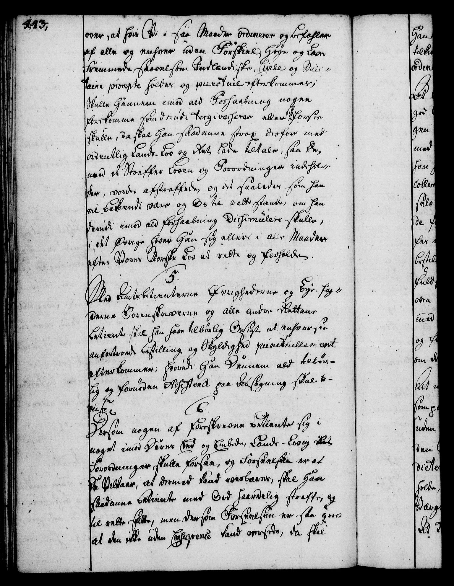 Rentekammeret, Kammerkanselliet, RA/EA-3111/G/Gg/Ggi/L0002: Norsk instruksjonsprotokoll med register (merket RK 53.35), 1729-1751, p. 443
