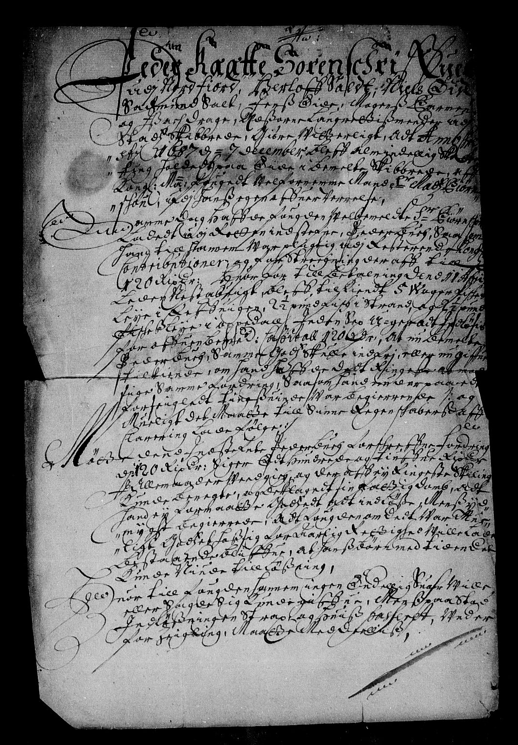 Rentekammeret inntil 1814, Reviderte regnskaper, Stiftamtstueregnskaper, Bergen stiftamt, AV/RA-EA-6043/R/Rc/L0084: Bergen stiftamt, 1687