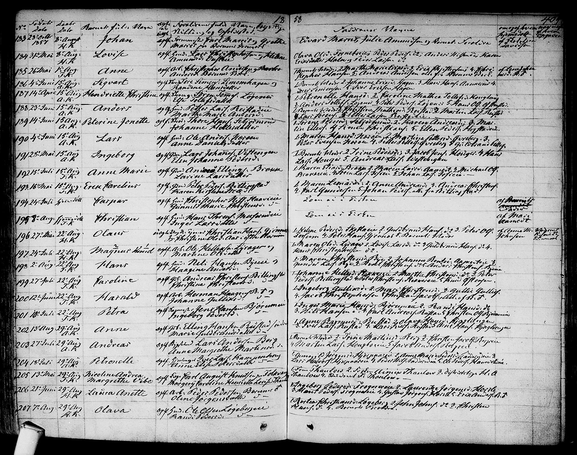 Asker prestekontor Kirkebøker, AV/SAO-A-10256a/F/Fa/L0007: Parish register (official) no. I 7, 1825-1864, p. 404