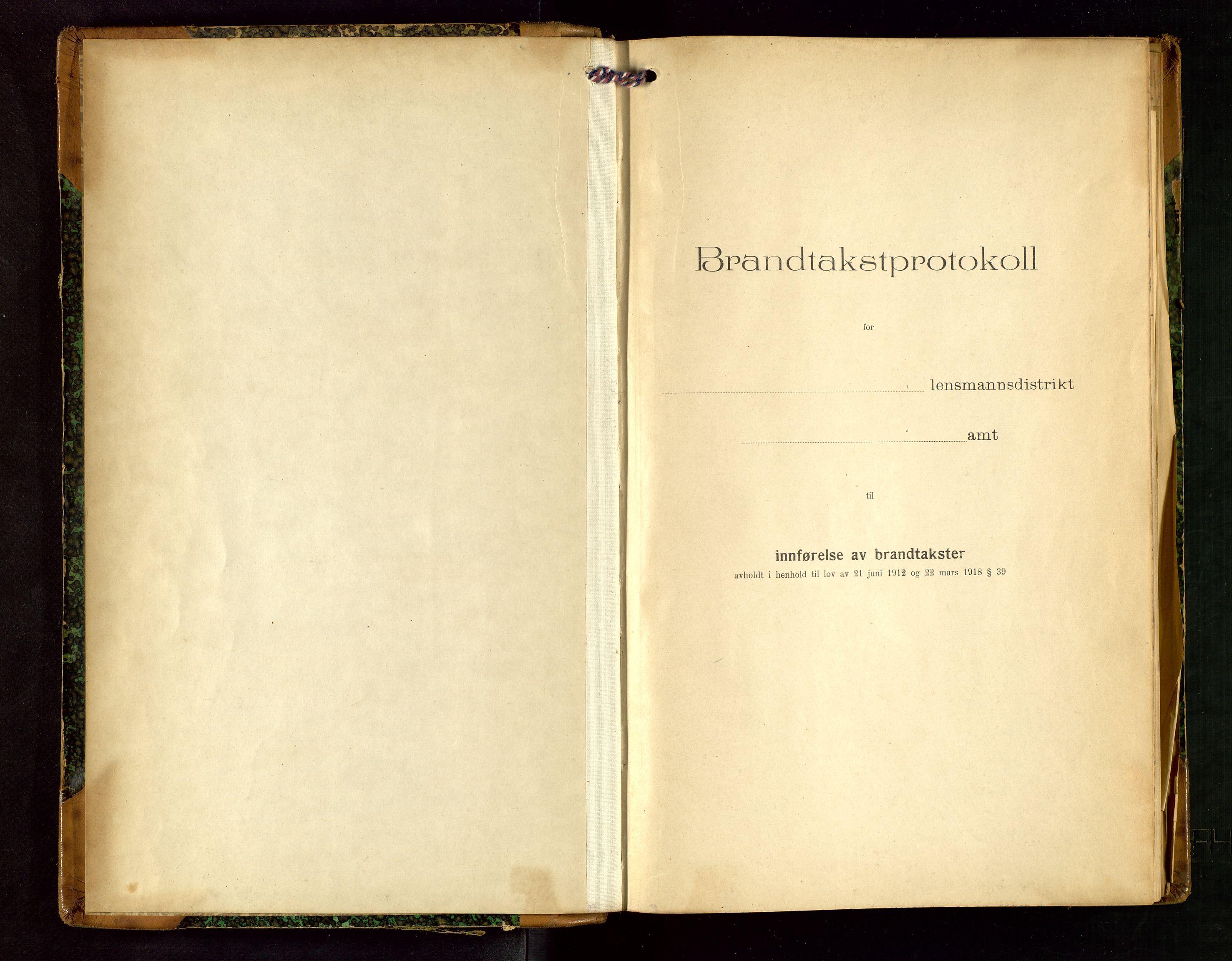 Håland lensmannskontor, SAST/A-100100/Gob/L0007: Branntakstprotokoll - skjematakst. Register i boken., 1920-1925