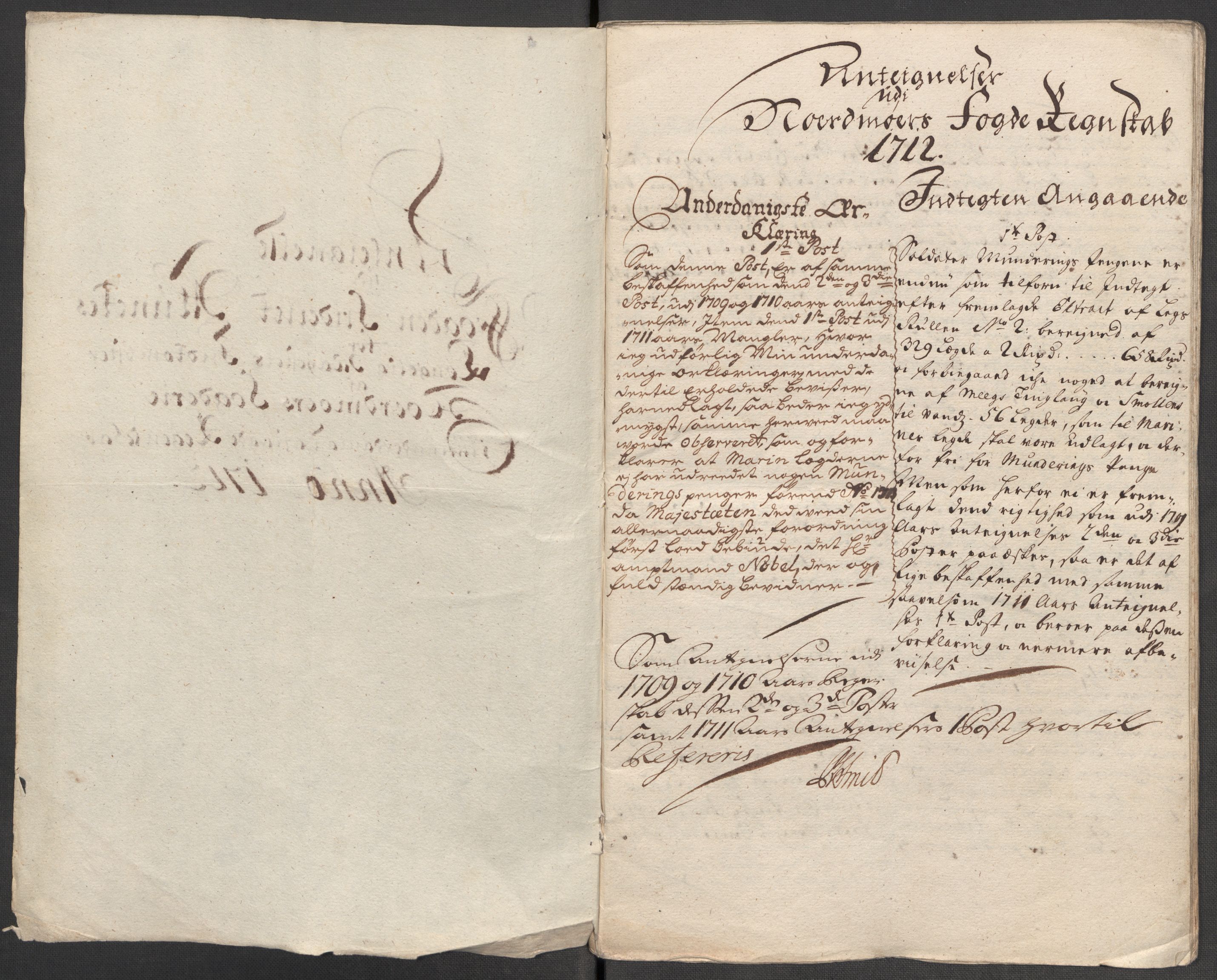 Rentekammeret inntil 1814, Reviderte regnskaper, Fogderegnskap, AV/RA-EA-4092/R56/L3746: Fogderegnskap Nordmøre, 1712, p. 263