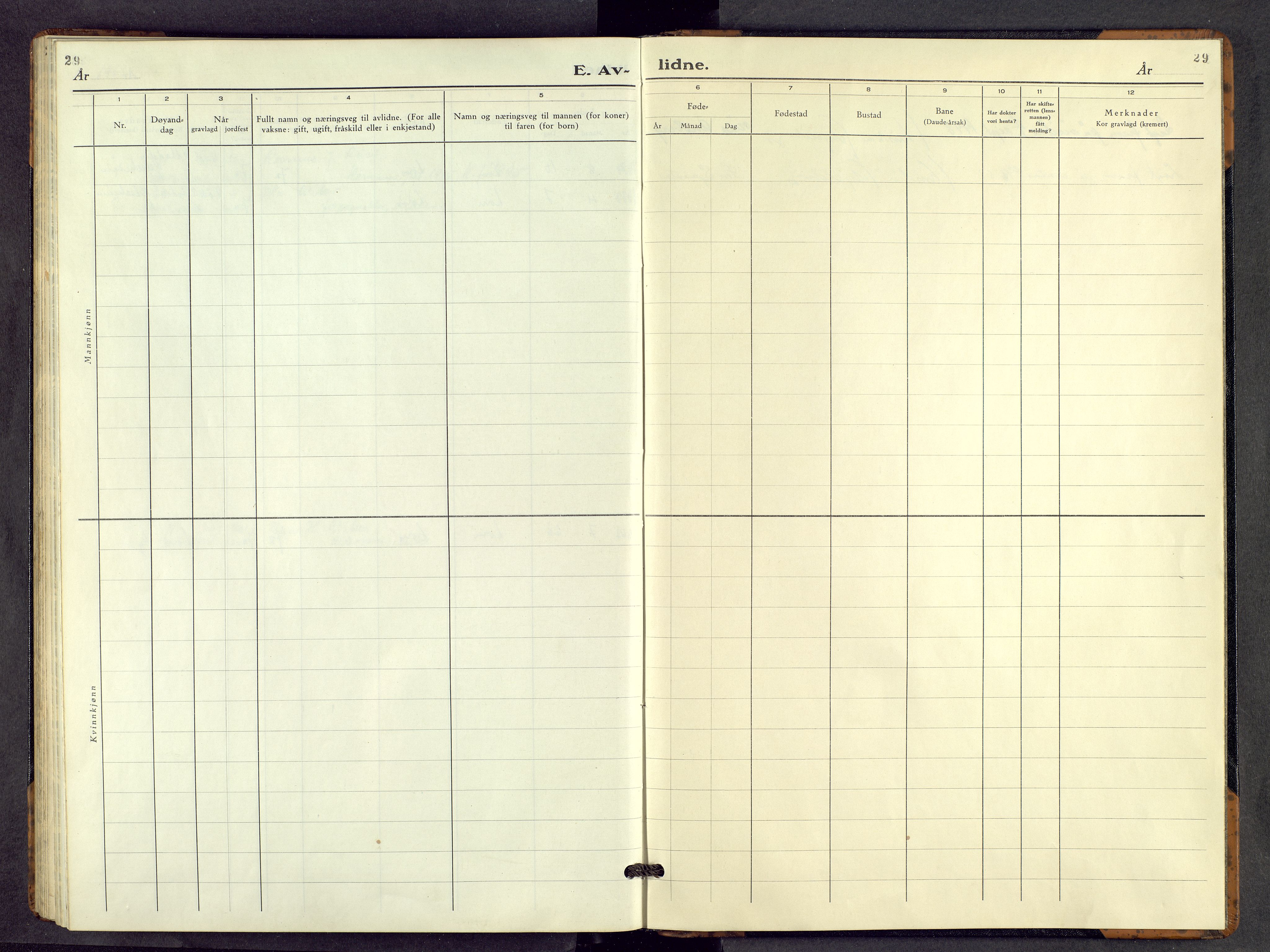 Lom prestekontor, SAH/PREST-070/L/L0011: Parish register (copy) no. 11, 1947-1962, p. 29