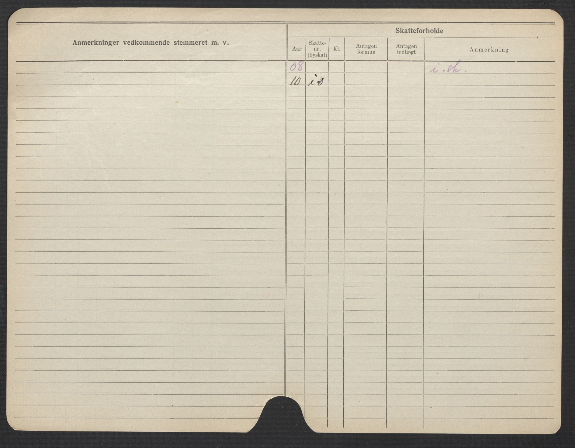 Oslo folkeregister, Registerkort, AV/SAO-A-11715/F/Fa/Fac/L0019: Kvinner, 1906-1914, p. 815b