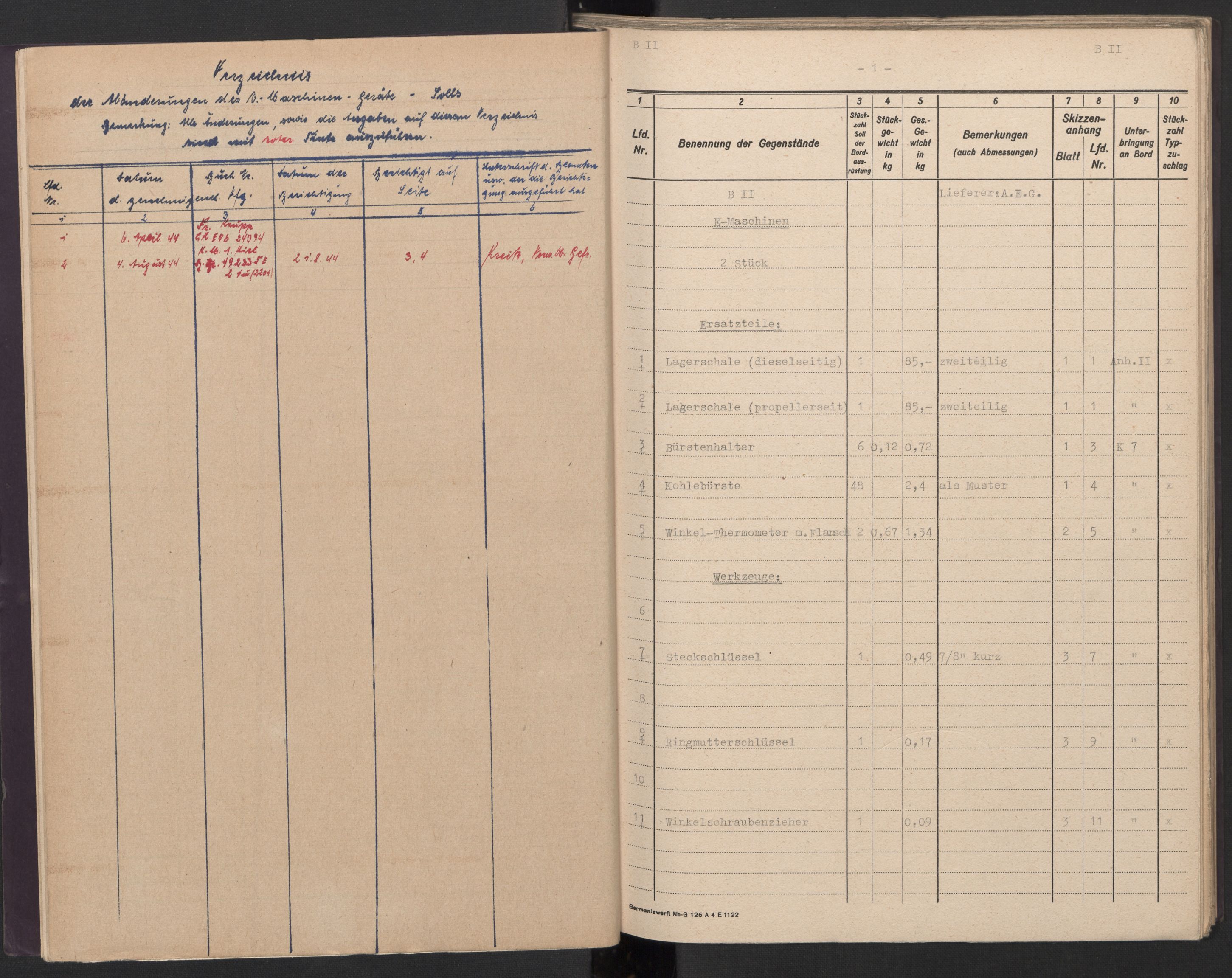 Kriegsmarine Norwegen, Kommando 11. Unterseebootflottille, AV/RA-RAFA-5081/F/L0001: --, 1943, p. 36