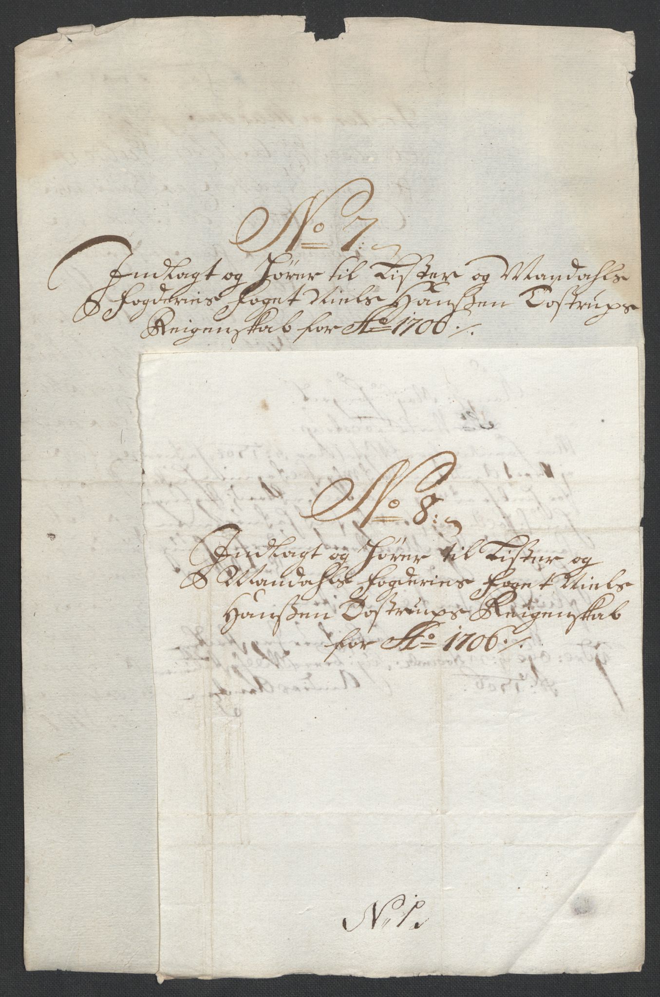 Rentekammeret inntil 1814, Reviderte regnskaper, Fogderegnskap, RA/EA-4092/R43/L2551: Fogderegnskap Lista og Mandal, 1705-1709, p. 292