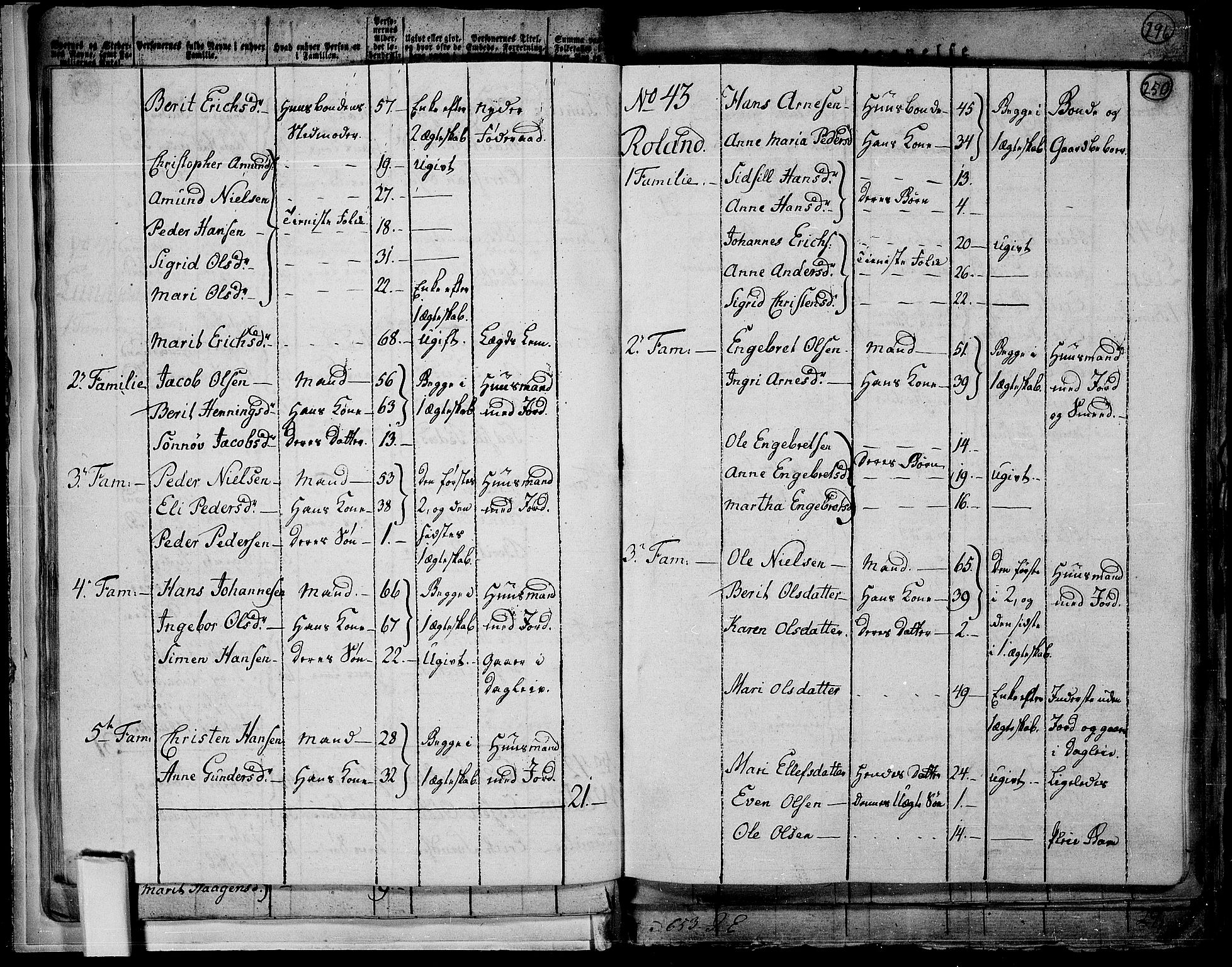 RA, 1801 census for 0524P Fåberg, 1801, p. 249b-250a