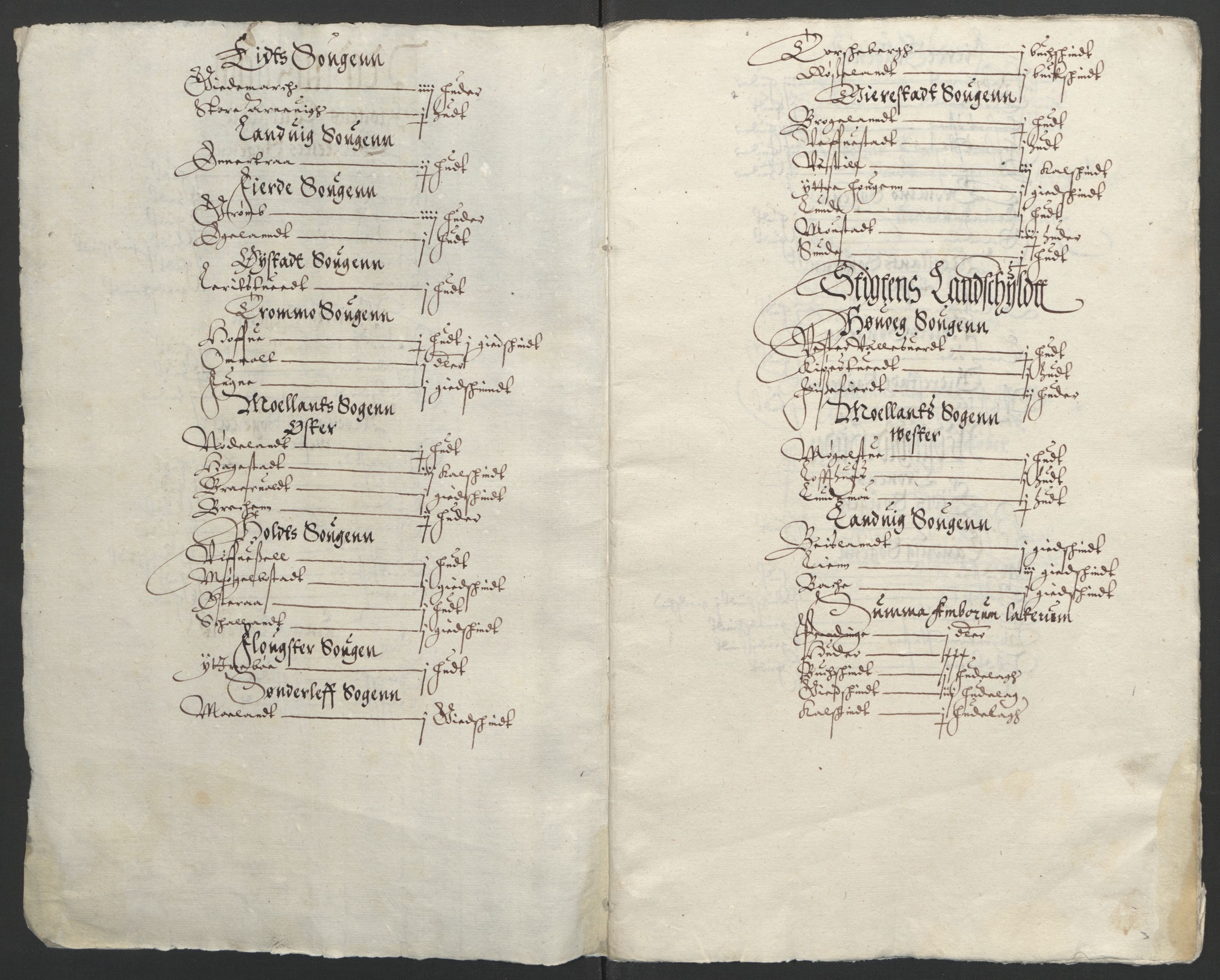 Stattholderembetet 1572-1771, AV/RA-EA-2870/Ek/L0002/0002: Jordebøker til utlikning av garnisonsskatt 1624-1626: / Jordebøker for Agdesiden len, 1624-1625, p. 5