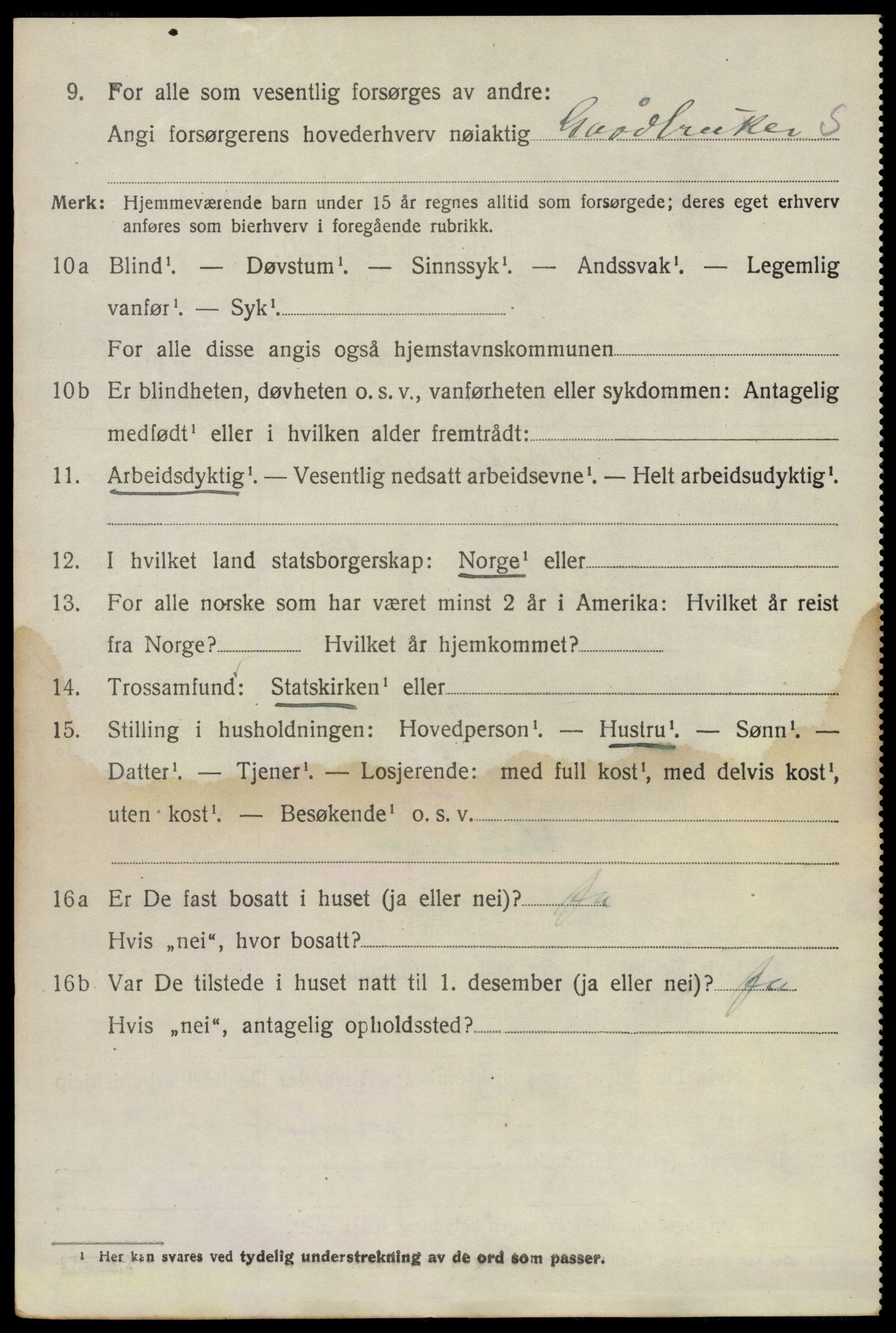 SAO, 1920 census for Blaker, 1920, p. 1994