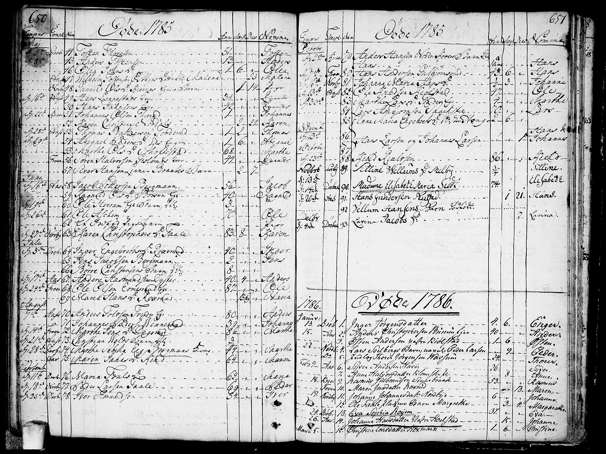 Ås prestekontor Kirkebøker, SAO/A-10894/F/Fa/L0002: Parish register (official) no. I 2, 1778-1813, p. 650-651