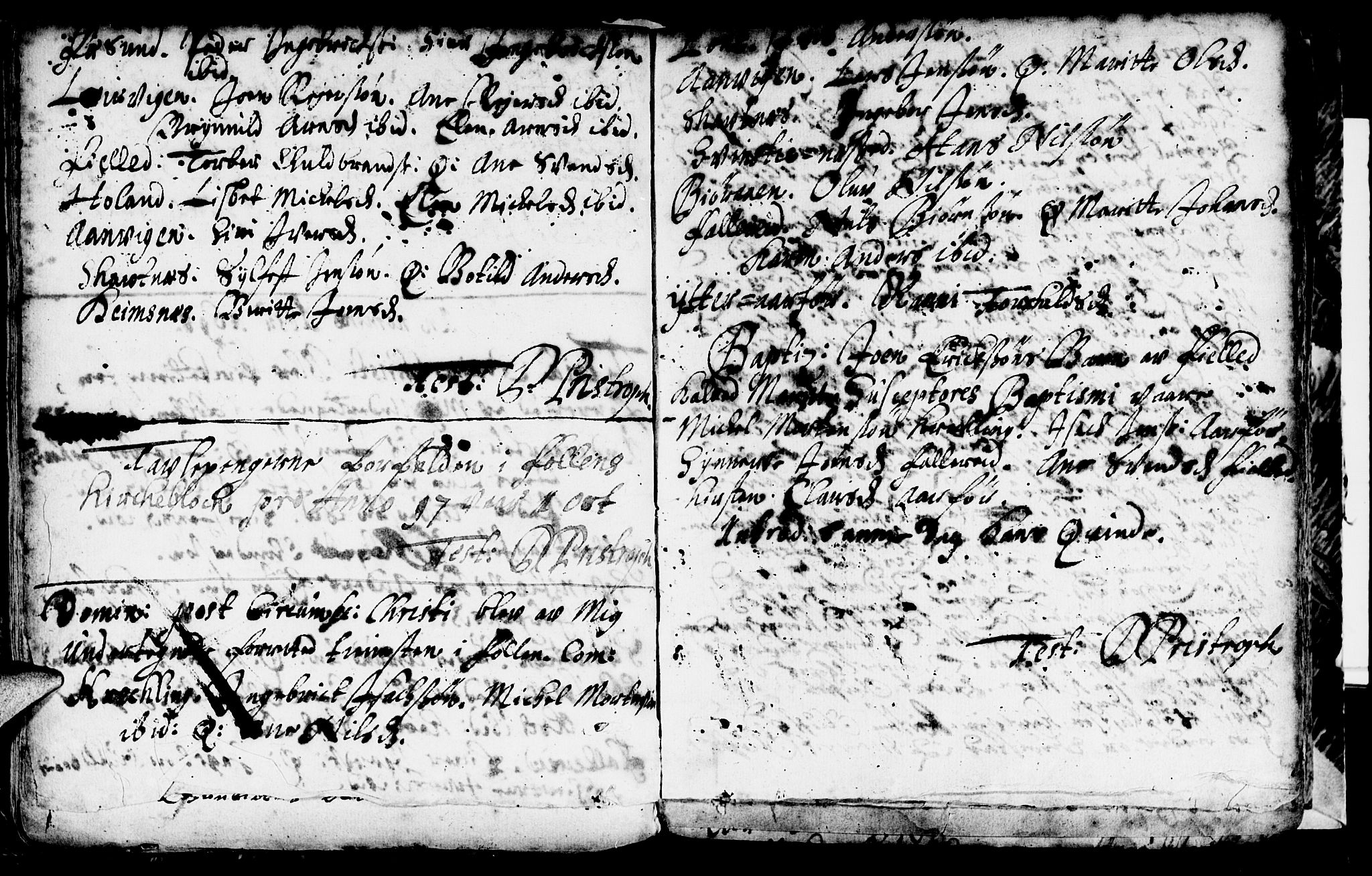 Ministerialprotokoller, klokkerbøker og fødselsregistre - Nord-Trøndelag, AV/SAT-A-1458/783/L0659: Parish register (official) no. 783A01, 1689-1814