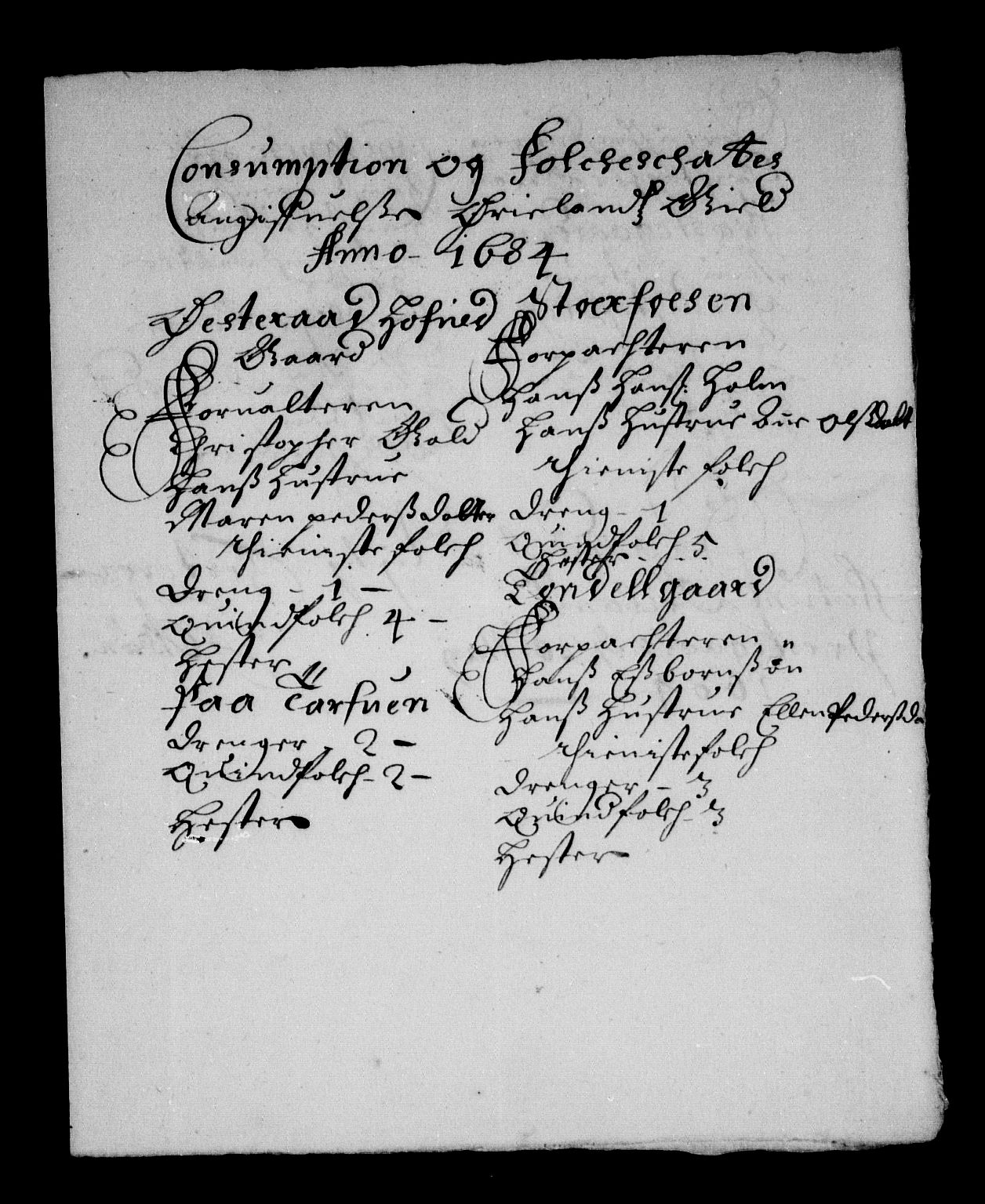 Rentekammeret inntil 1814, Reviderte regnskaper, Stiftamtstueregnskaper, Trondheim stiftamt og Nordland amt, AV/RA-EA-6044/R/Rg/L0076: Trondheim stiftamt og Nordland amt, 1684