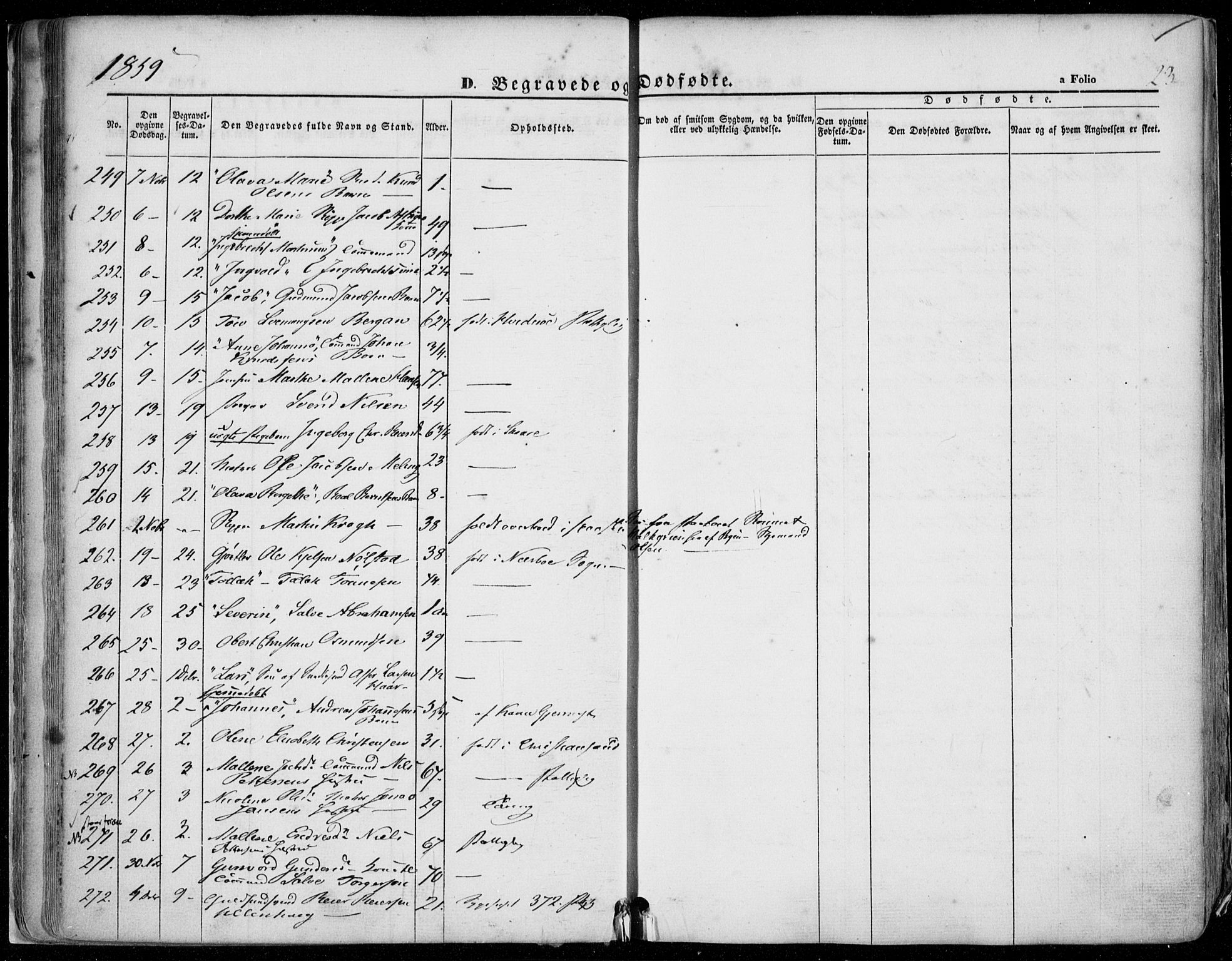 Domkirken sokneprestkontor, AV/SAST-A-101812/001/30/30BA/L0020: Parish register (official) no. A 19, 1858-1877, p. 23