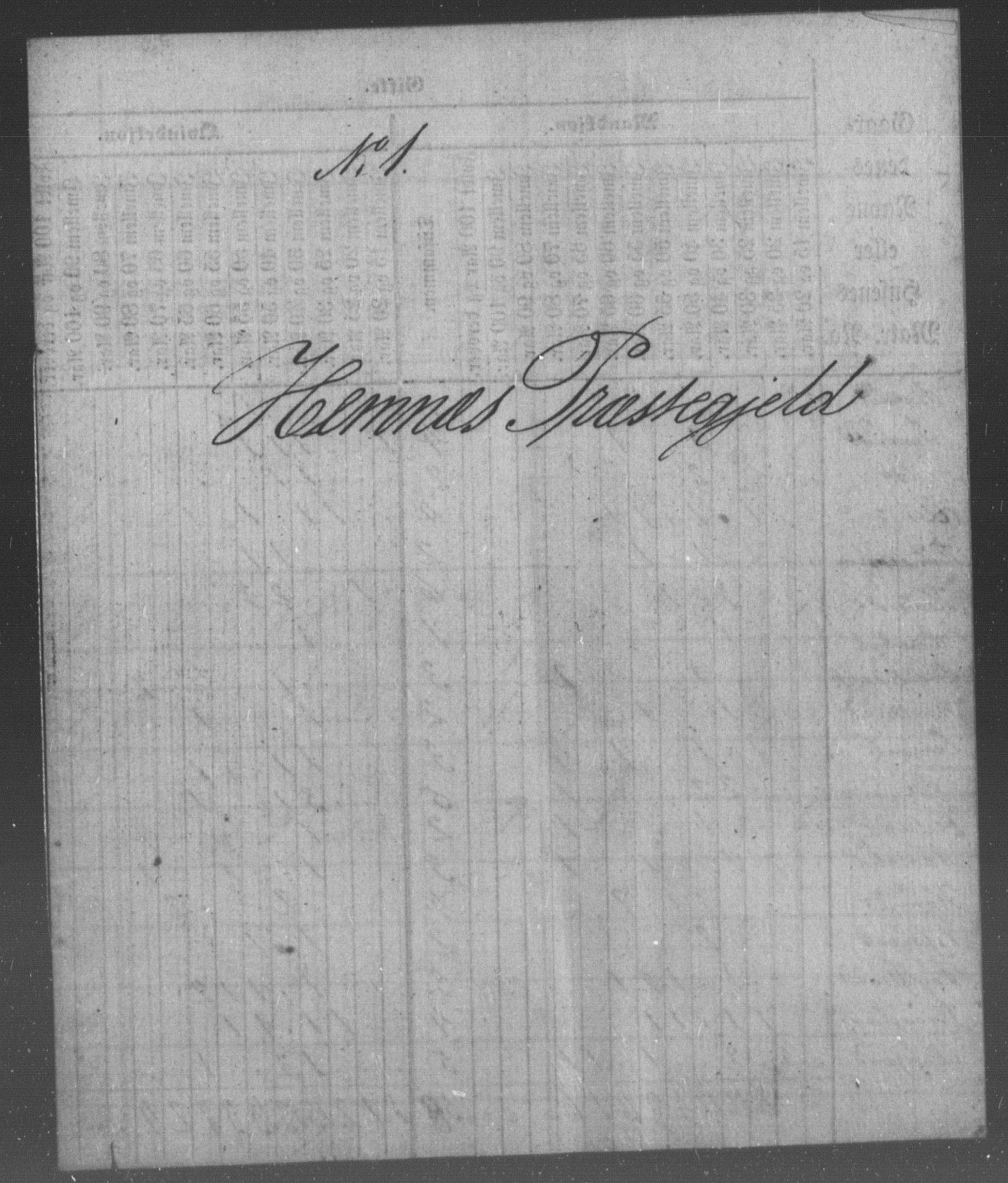 , Census 1855 for Hemnes, 1855, p. 2