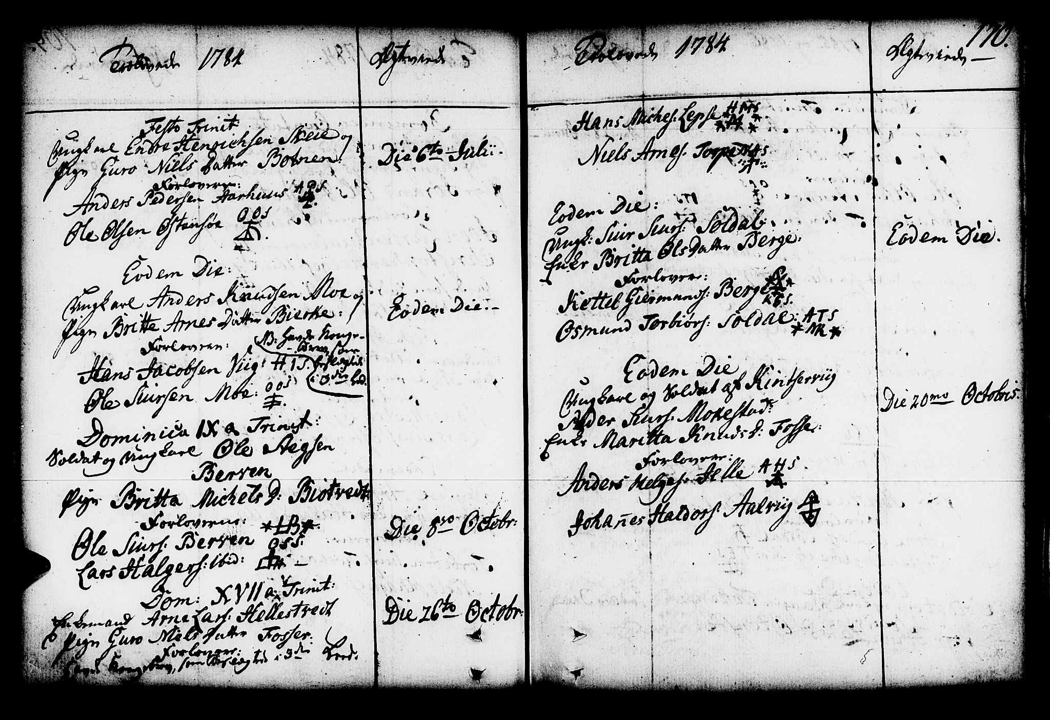 Kvam sokneprestembete, AV/SAB-A-76201/H/Haa: Parish register (official) no. A 4, 1743-1795, p. 170