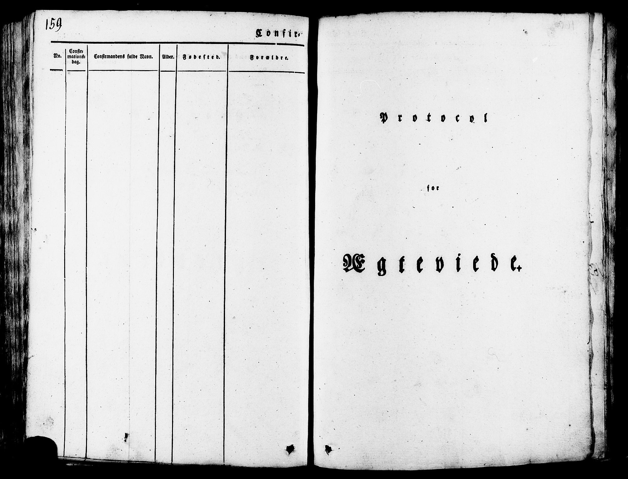 Ministerialprotokoller, klokkerbøker og fødselsregistre - Møre og Romsdal, SAT/A-1454/517/L0221: Parish register (official) no. 517A01, 1827-1858, p. 159
