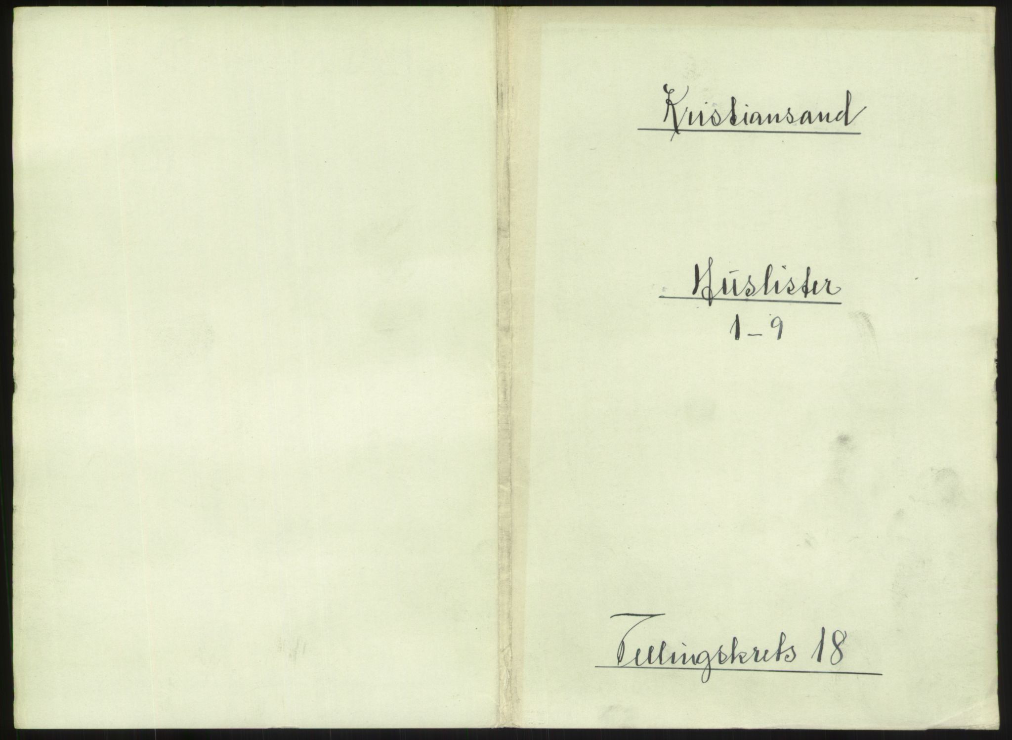 RA, 1891 census for 1001 Kristiansand, 1891, p. 1068