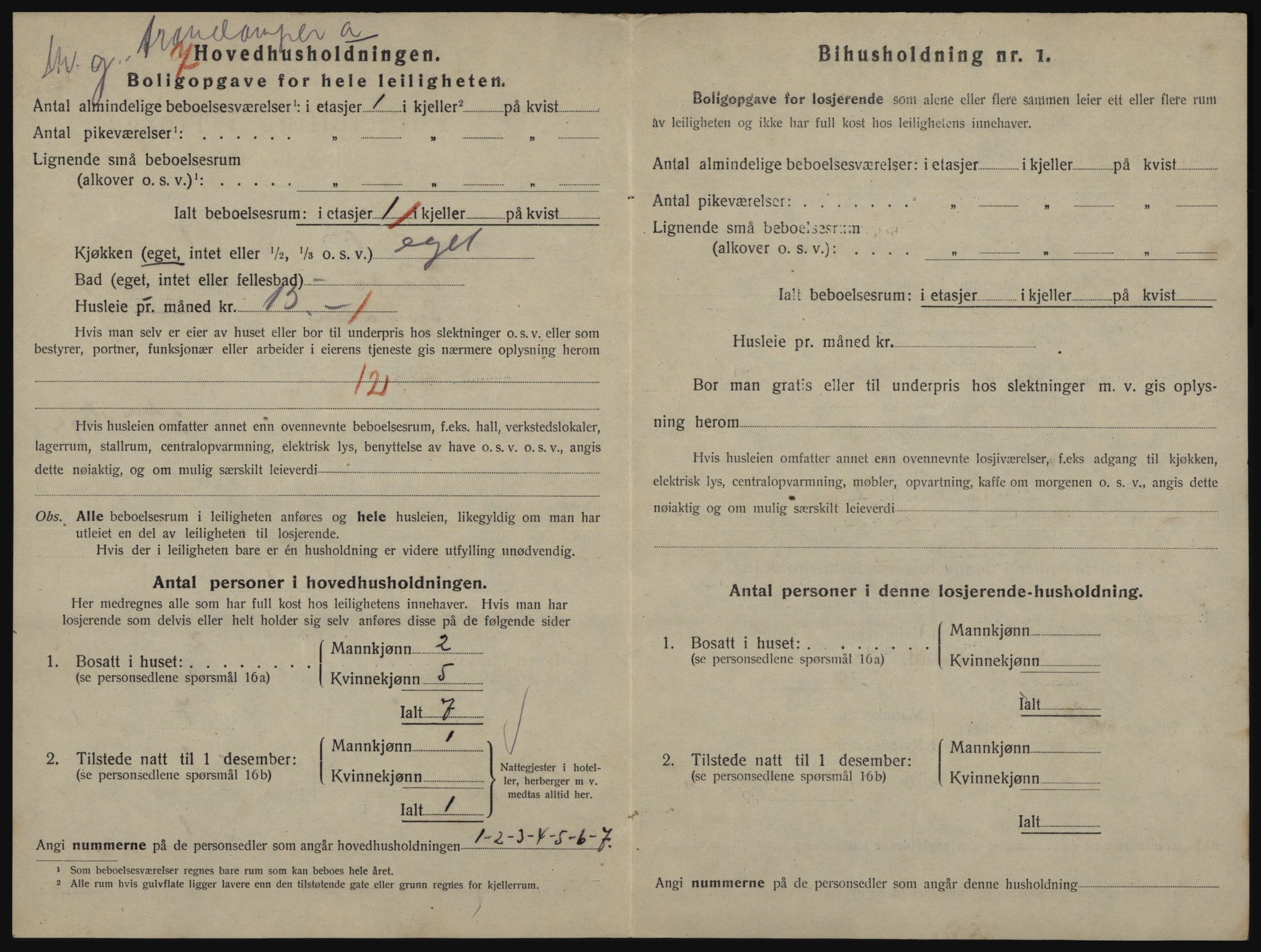 SATØ, 1920 census for Vardø, 1920, p. 1630