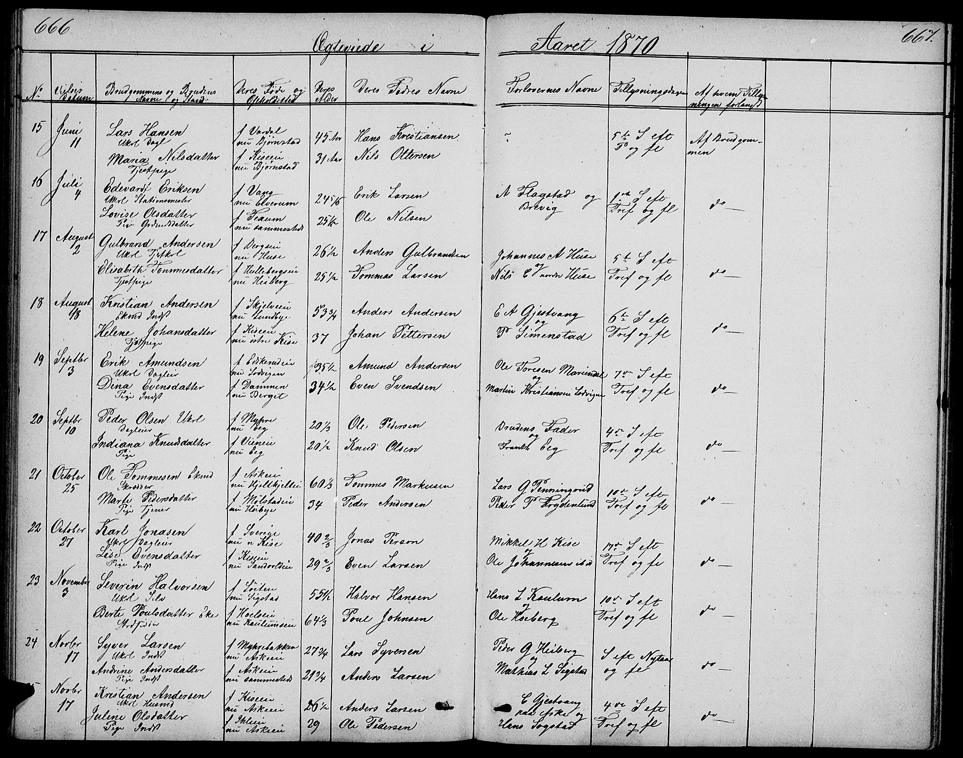 Nes prestekontor, Hedmark, AV/SAH-PREST-020/L/La/L0005: Parish register (copy) no. 5, 1852-1889, p. 666-667