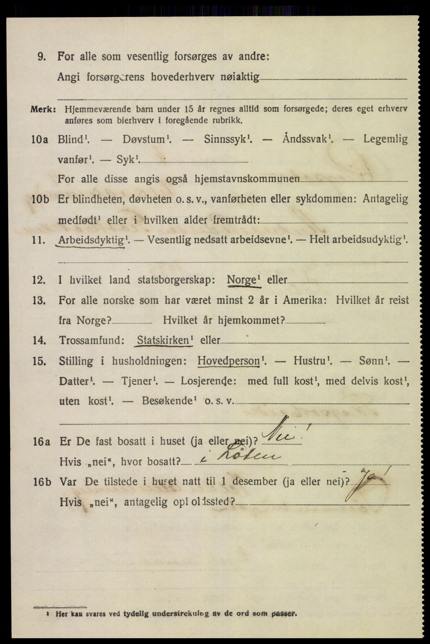 SAH, 1920 census for Ringsaker, 1920, p. 26983