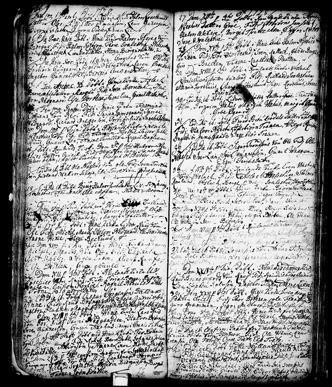 Vinje kirkebøker, AV/SAKO-A-312/F/Fa/L0001: Parish register (official) no. I 1, 1717-1766, p. 77