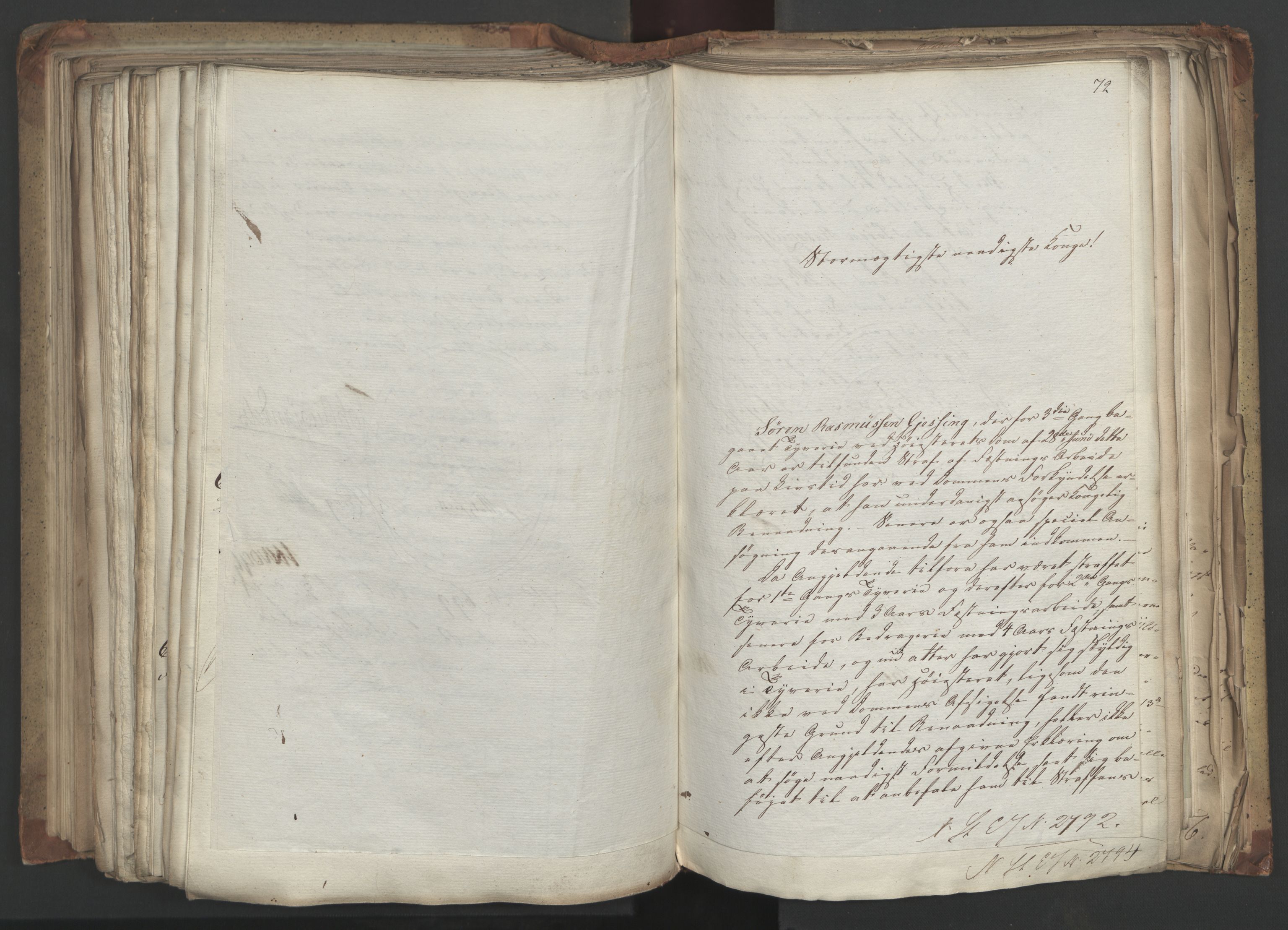 Statsrådsavdelingen i Stockholm, AV/RA-S-1003/D/Da/L0043: Regjeringsinnstillinger nr. 2706-2845, 1825, p. 294