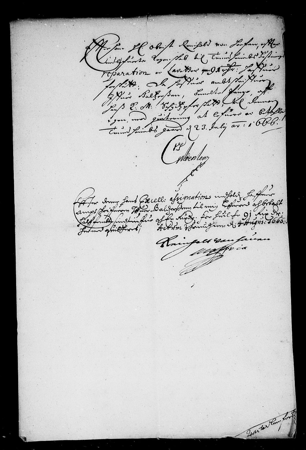 Rentekammeret inntil 1814, Reviderte regnskaper, Stiftamtstueregnskaper, Trondheim stiftamt og Nordland amt, AV/RA-EA-6044/R/Rd/L0019: Trondheim stiftamt, 1665-1666