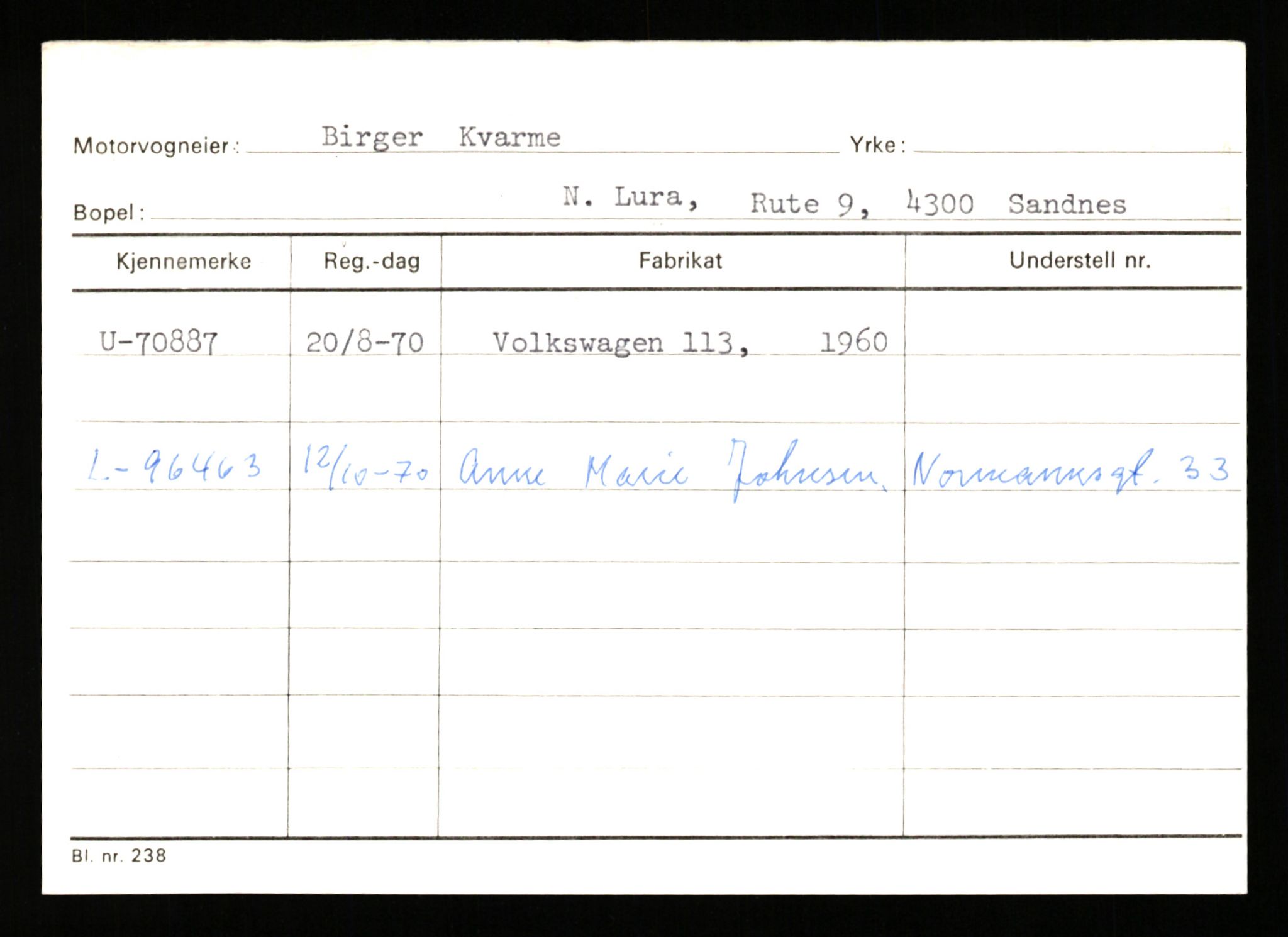 Stavanger trafikkstasjon, AV/SAST-A-101942/0/G/L0008: Registreringsnummer: 67519 - 84533, 1930-1971, p. 467