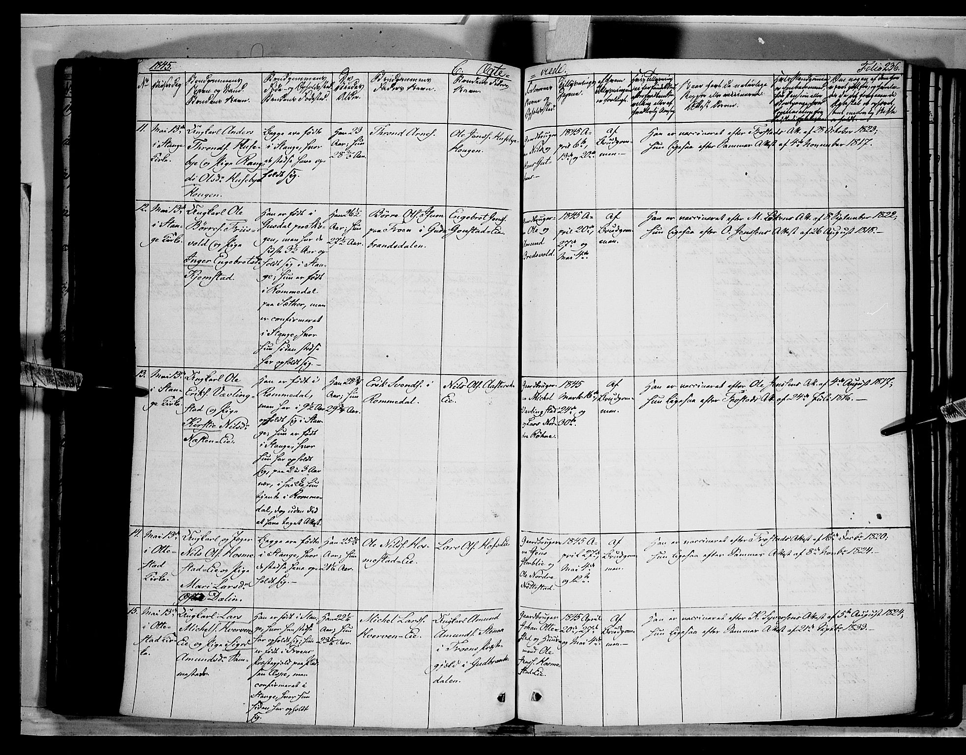 Stange prestekontor, AV/SAH-PREST-002/K/L0010: Parish register (official) no. 10, 1835-1845, p. 235