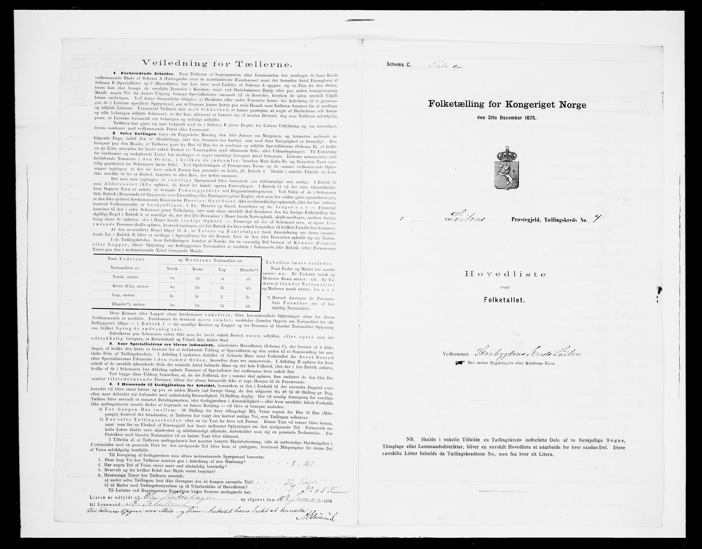 SAH, 1875 census for 0415P Løten, 1875, p. 32