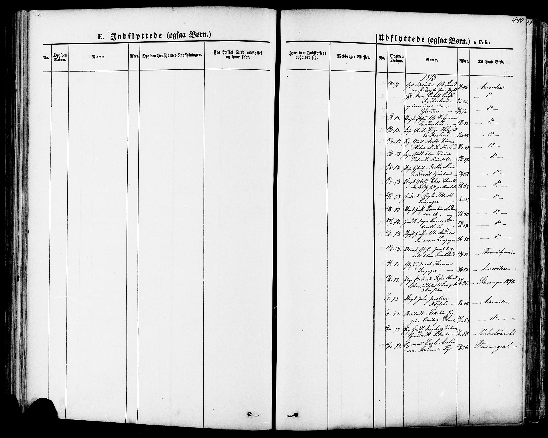 Skudenes sokneprestkontor, SAST/A -101849/H/Ha/Haa/L0006: Parish register (official) no. A 4, 1864-1881, p. 440