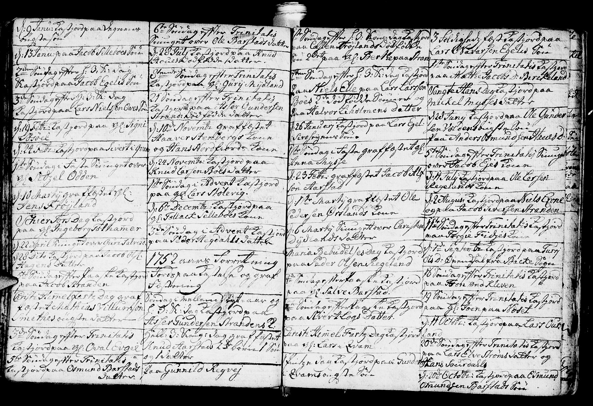 Sokndal sokneprestkontor, SAST/A-101808: Parish register (official) no. A 3, 1740-1806