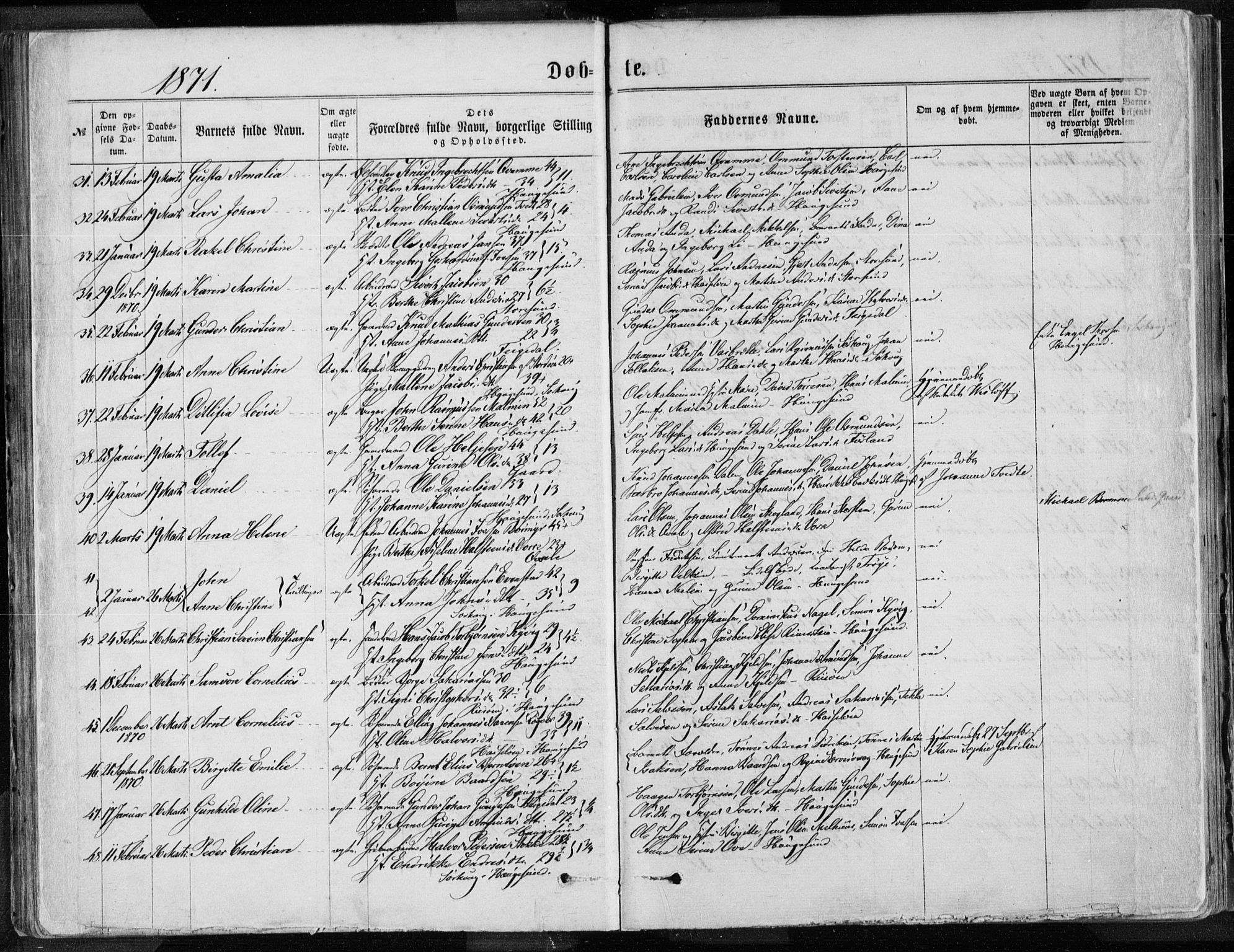 Torvastad sokneprestkontor, AV/SAST-A -101857/H/Ha/Haa/L0012: Parish register (official) no. A 12.1, 1867-1877, p. 56