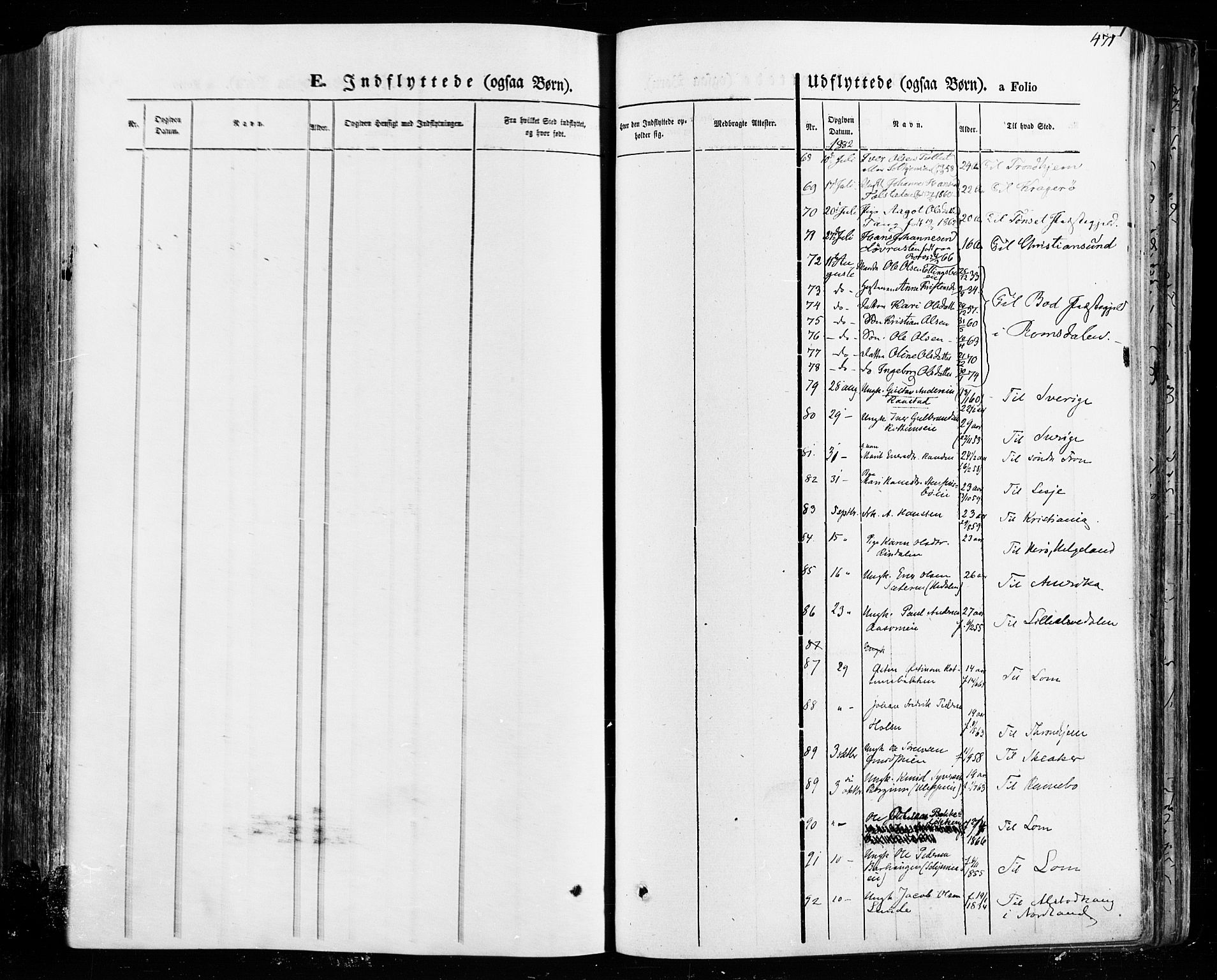 Vågå prestekontor, AV/SAH-PREST-076/H/Ha/Haa/L0007: Parish register (official) no. 7 /1, 1872-1886, p. 471