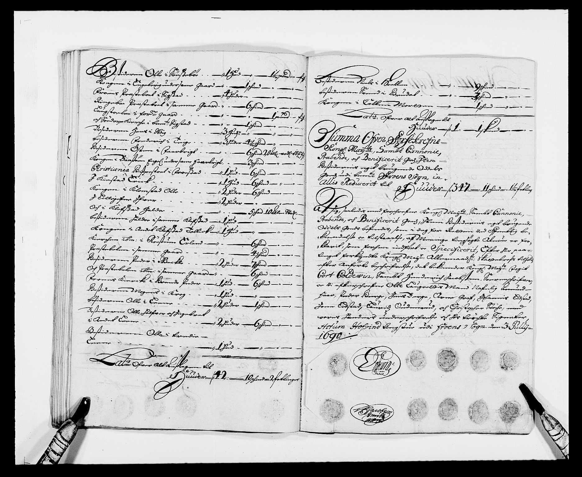 Rentekammeret inntil 1814, Reviderte regnskaper, Fogderegnskap, AV/RA-EA-4092/R17/L1165: Fogderegnskap Gudbrandsdal, 1690-1692, p. 125