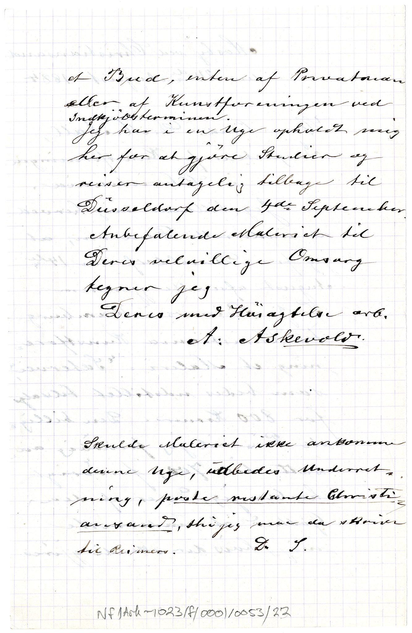 Diderik Maria Aalls brevsamling, NF/Ark-1023/F/L0001: D.M. Aalls brevsamling. A - B, 1738-1889, p. 629