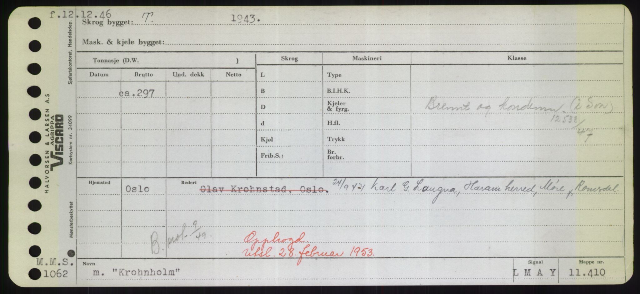 Sjøfartsdirektoratet med forløpere, Skipsmålingen, AV/RA-S-1627/H/Hd/L0021: Fartøy, Kor-Kår, p. 191